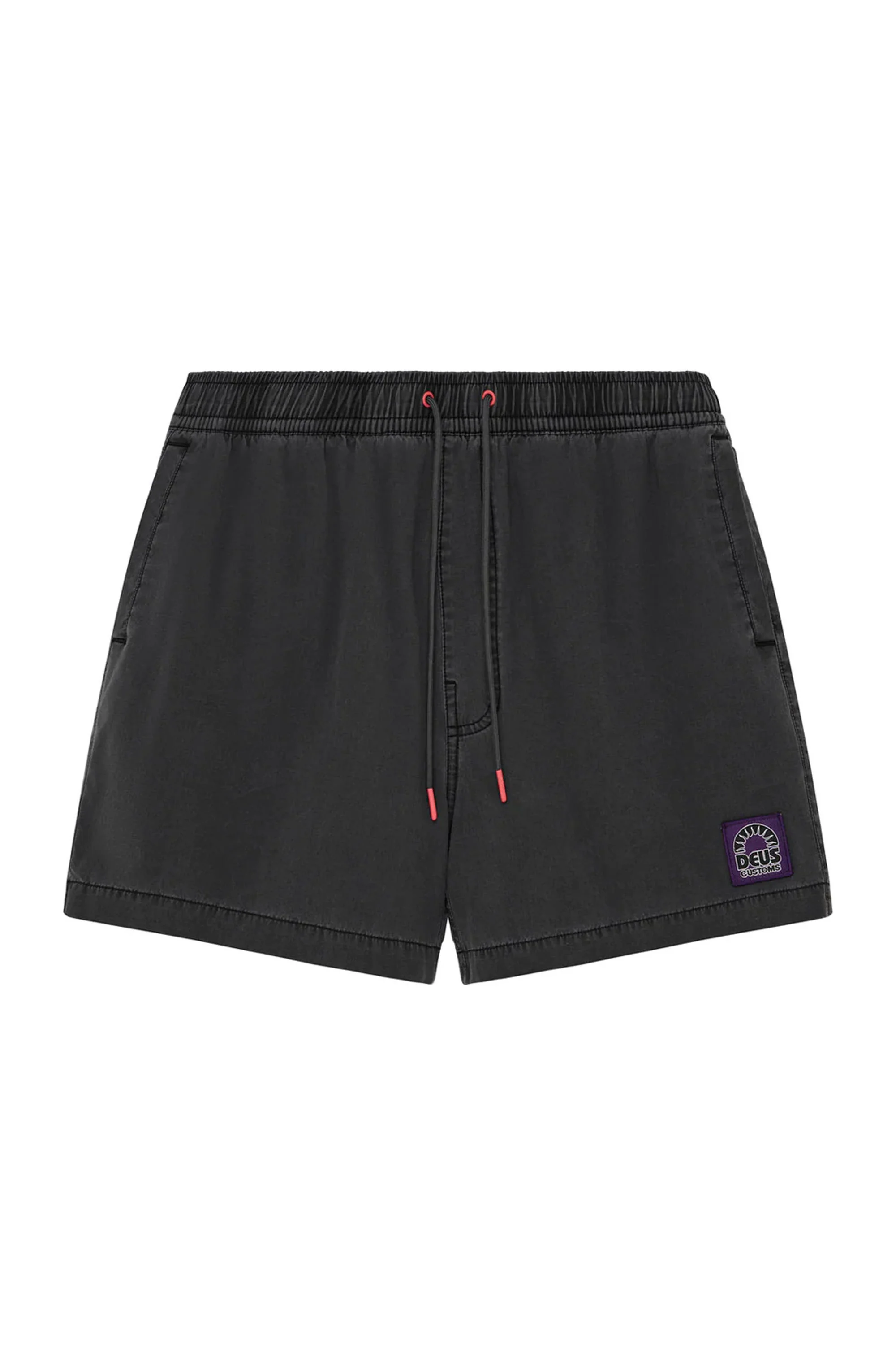 DEUS - SANDBAR GARMENT DYED MESH SHORT - ANTHRACITE - Image 3