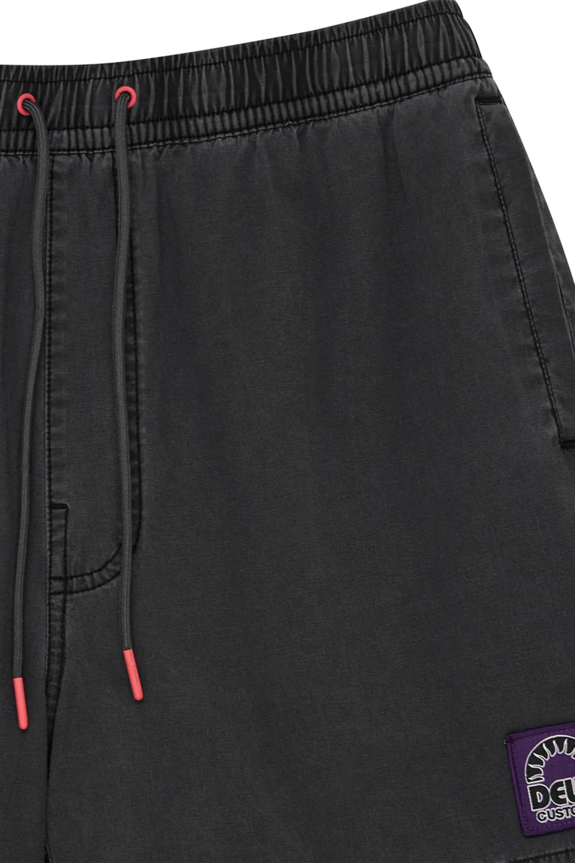 DEUS - SANDBAR GARMENT DYED MESH SHORT - ANTHRACITE - Image 5