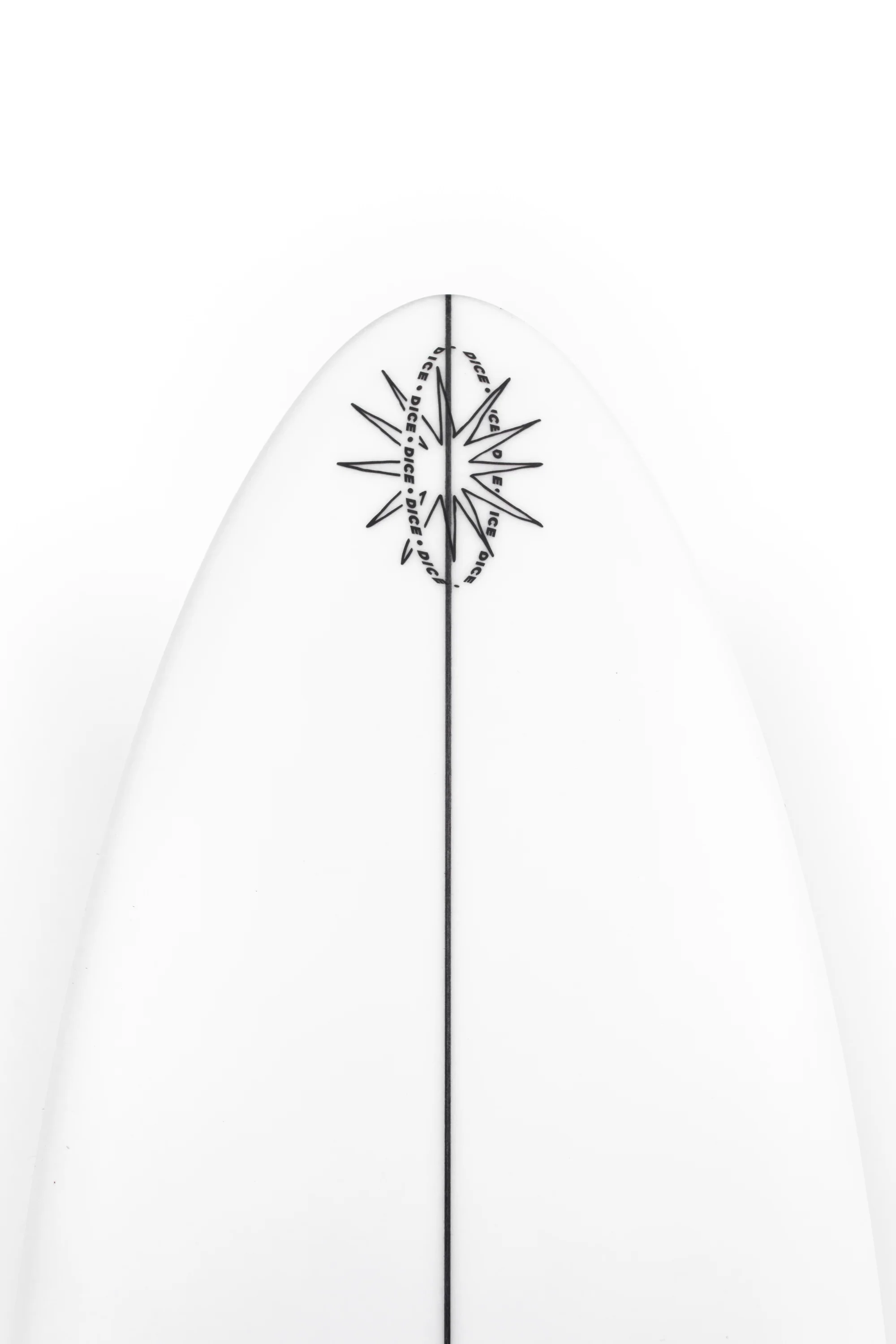 Dice Hotline Surfboards - FENDER II by Tom Morat - Clear - 5'11" x 20 x 3 - 38.7L - Image 5