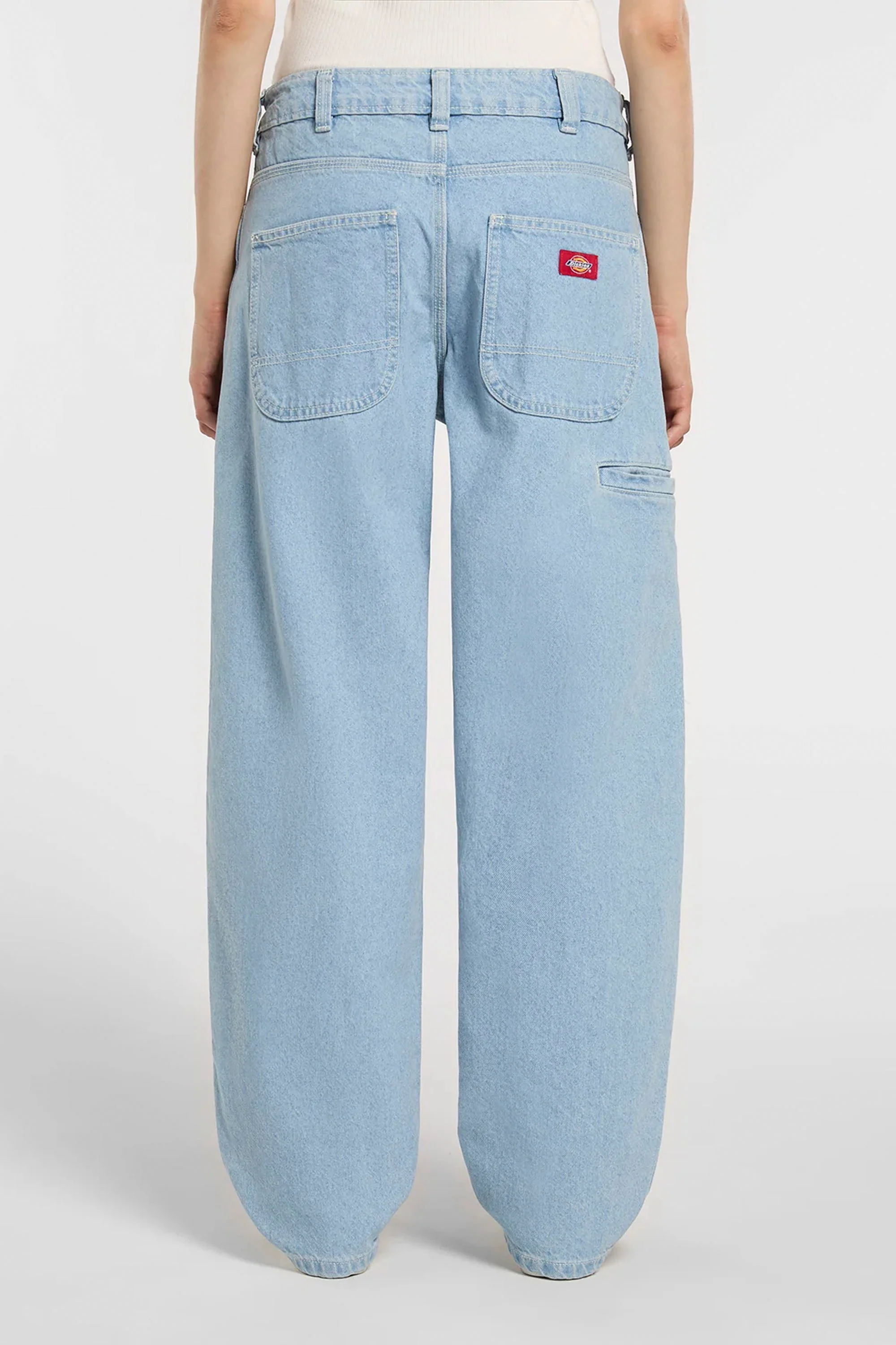 DICKIES - 957 LOOSE TAPERED WORK JEAN - VINTAGE AGED BLUE - Image 2
