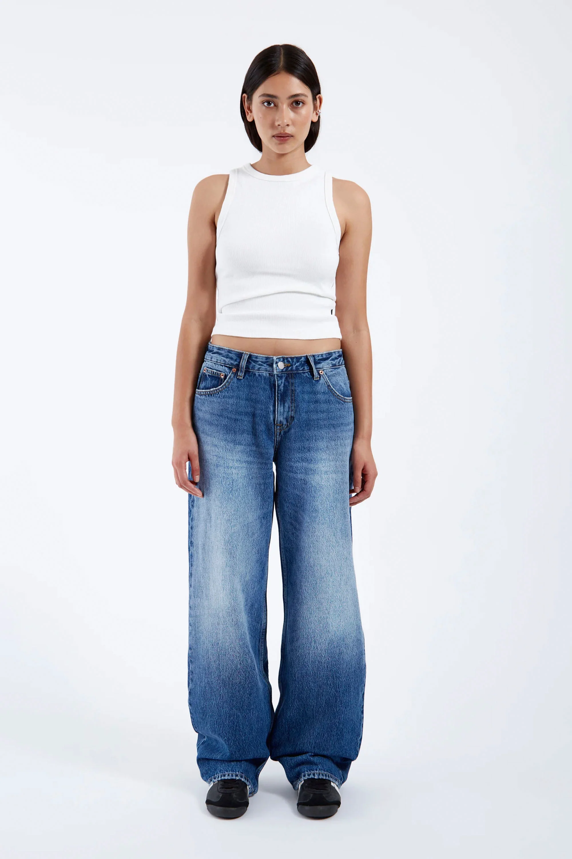DR. DENIM - HILL PANT - STREAM MID FADE - Image 3