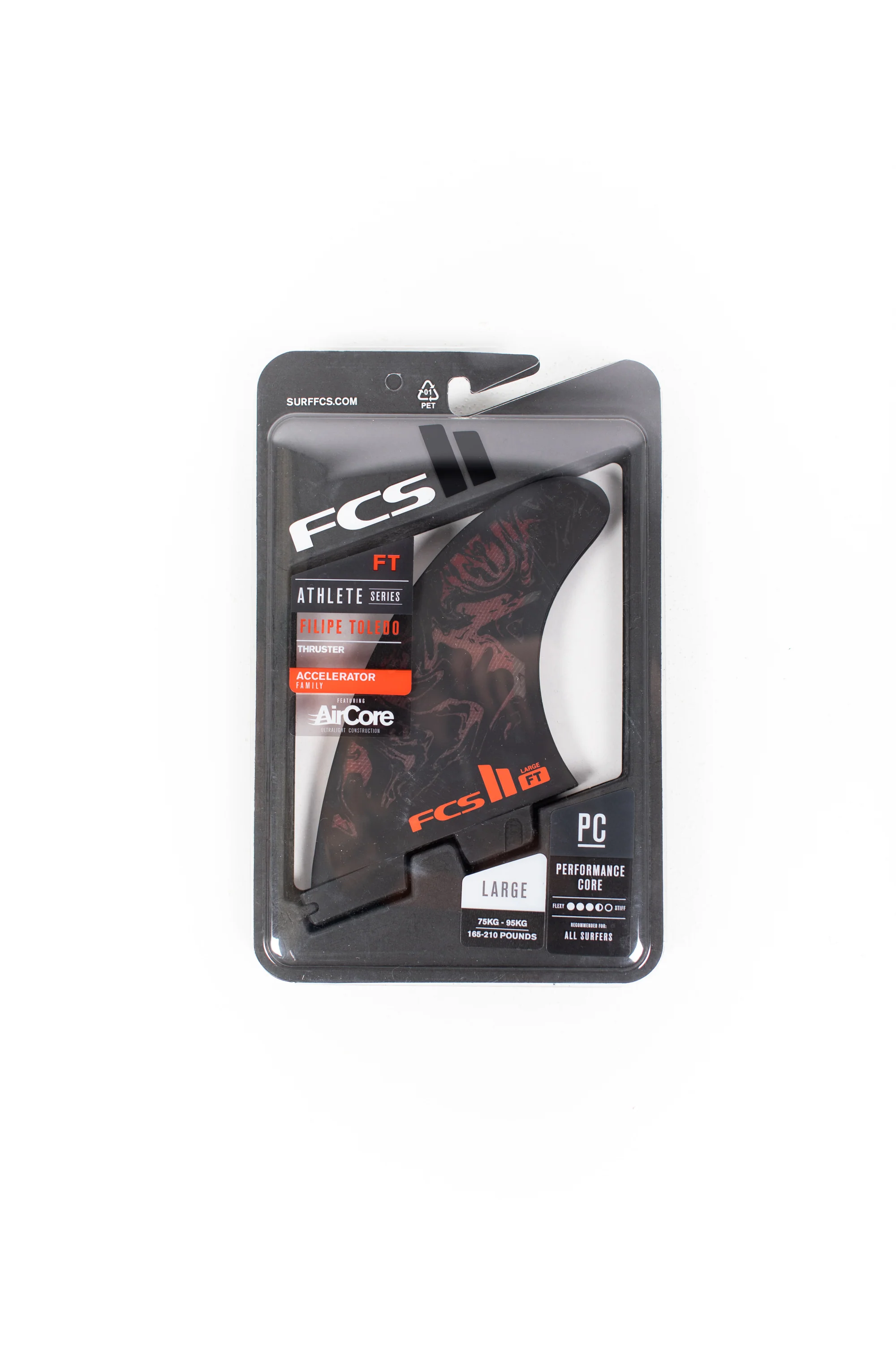 FCS - FCS II FILIPE TOLEDO - PC AIRCORE - BLACK RED - L - 3FINS - Image 5