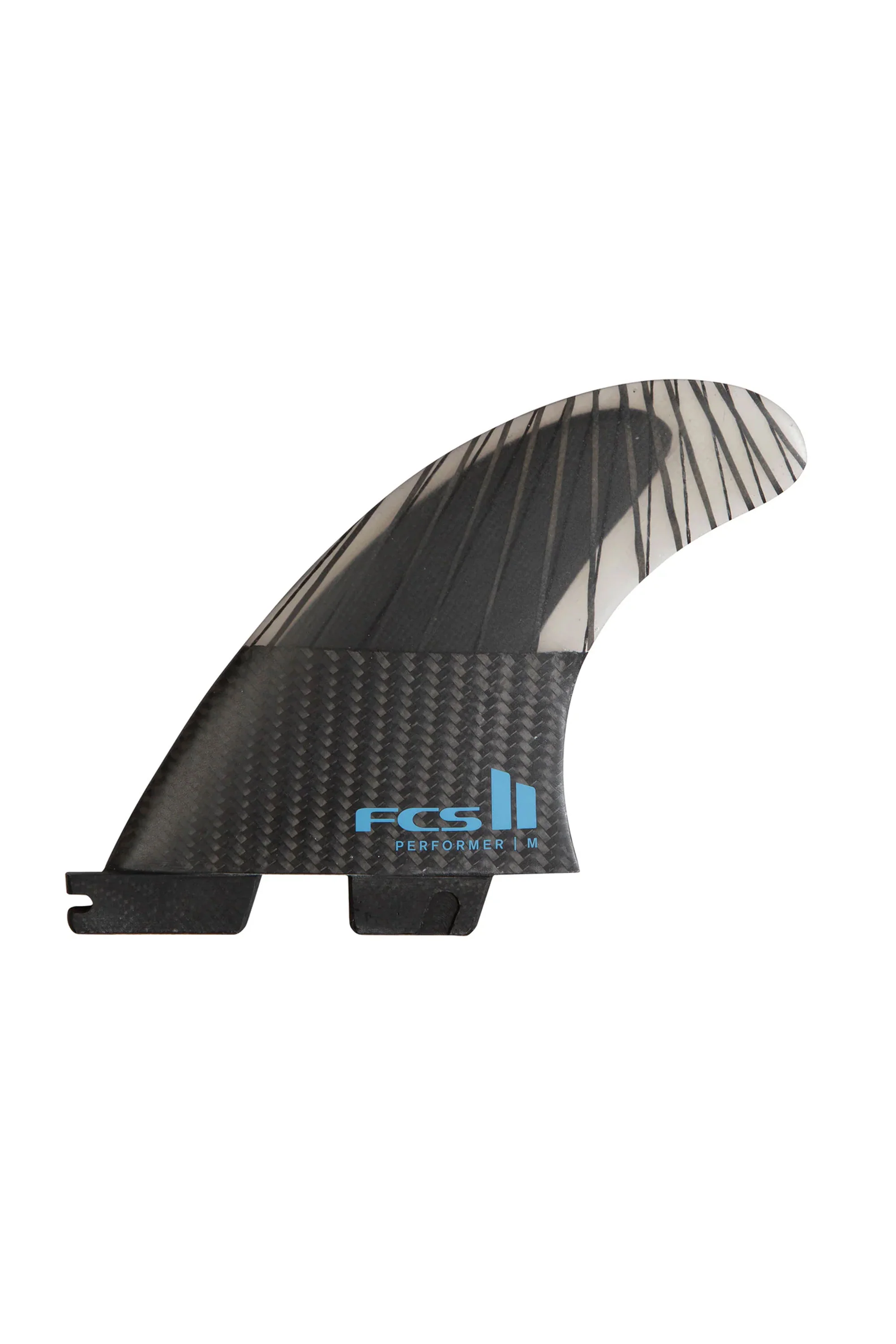 FCS - FCS II PERFOMER - PC CARBON - TRANQUIL BLUE - M - 3FINS