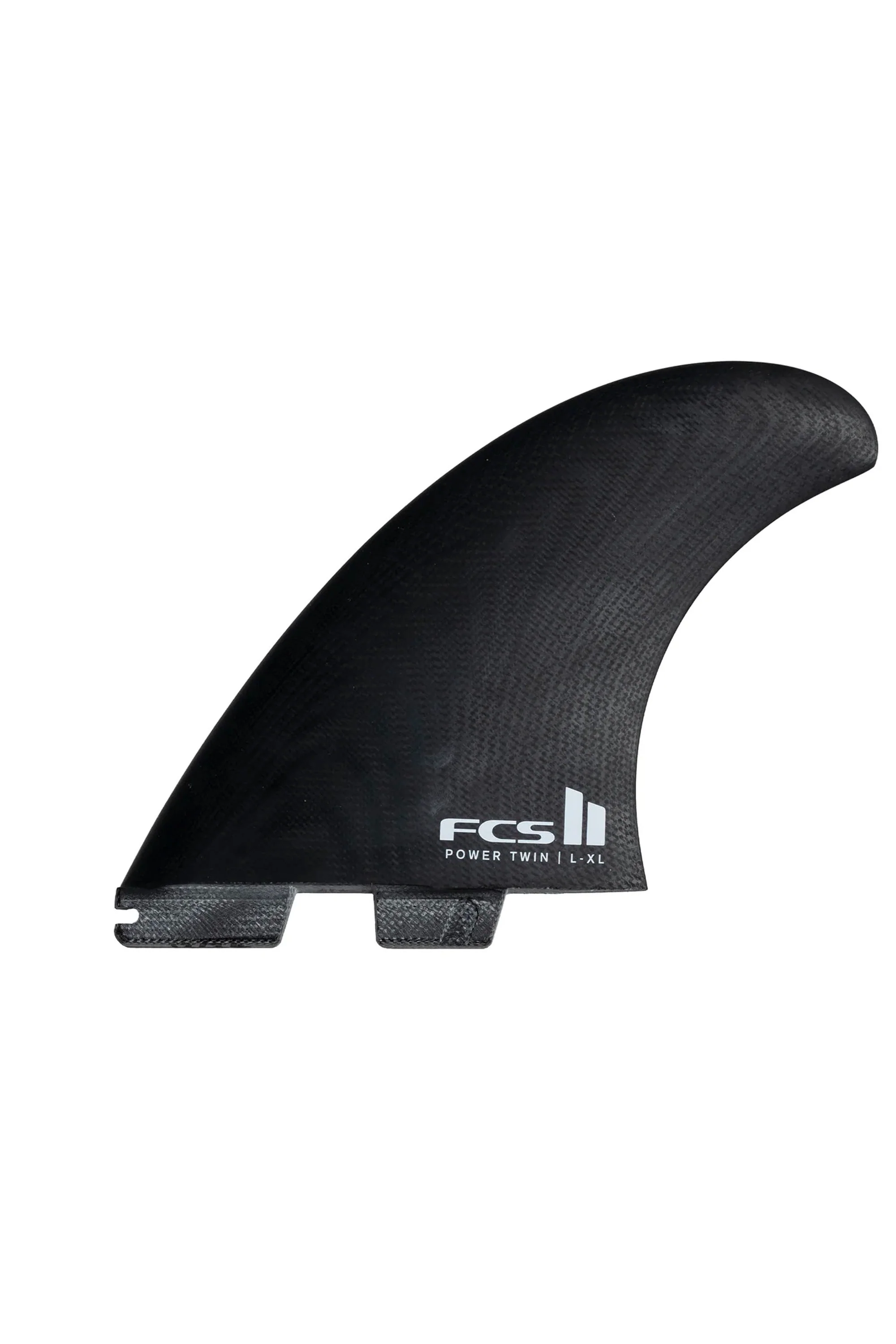 FCS - FCS II Power Twin - PG - BLACK WHITE - L|XL - 2+1FINS