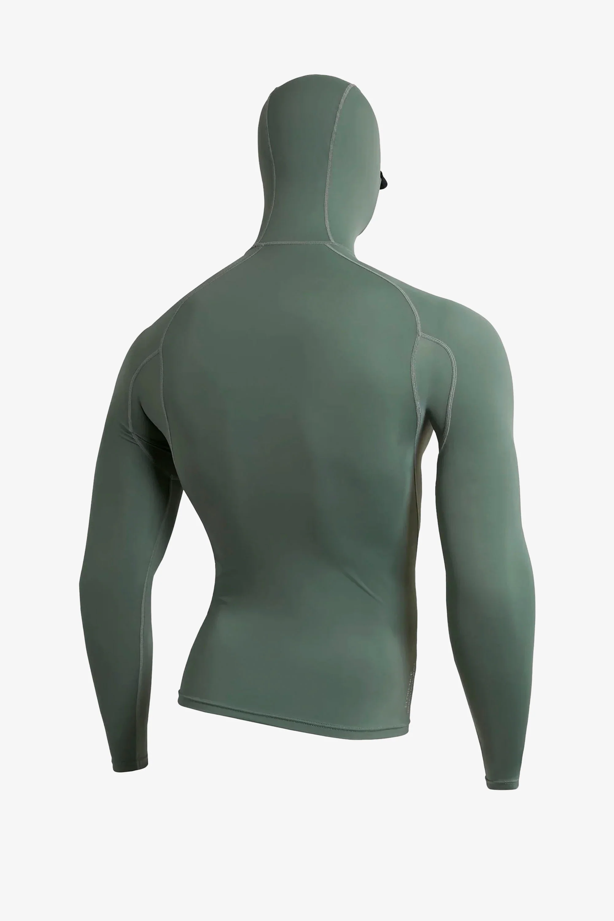 FLORENCE MARINE X - LONG SLEEVE HOODED RASHGUARD - DARK SAGE - MAN - Image 2