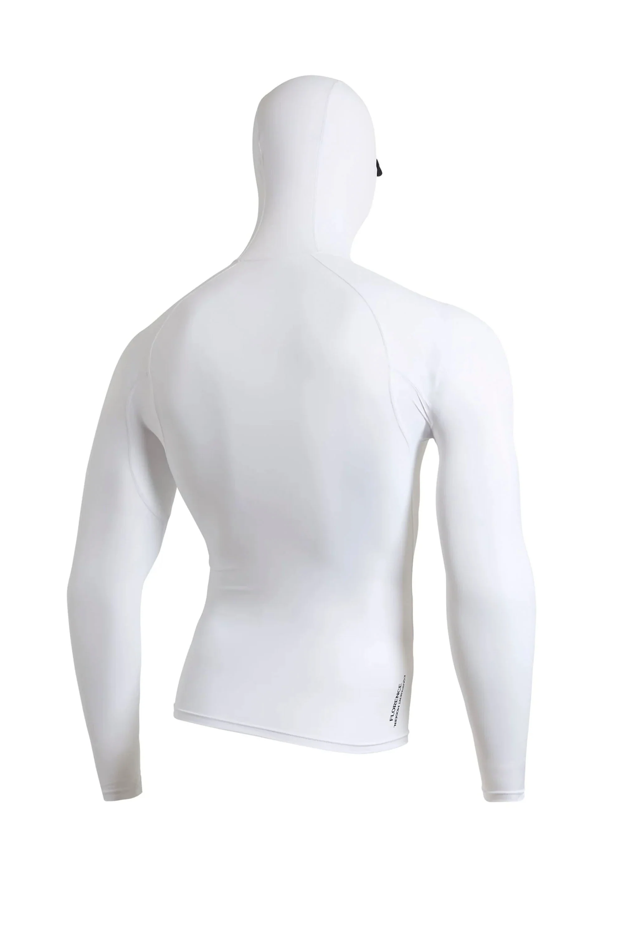 FLORENCE MARINE X - LONG SLEEVE HOODED RASHGUARD - WHITE - MAN - Image 2
