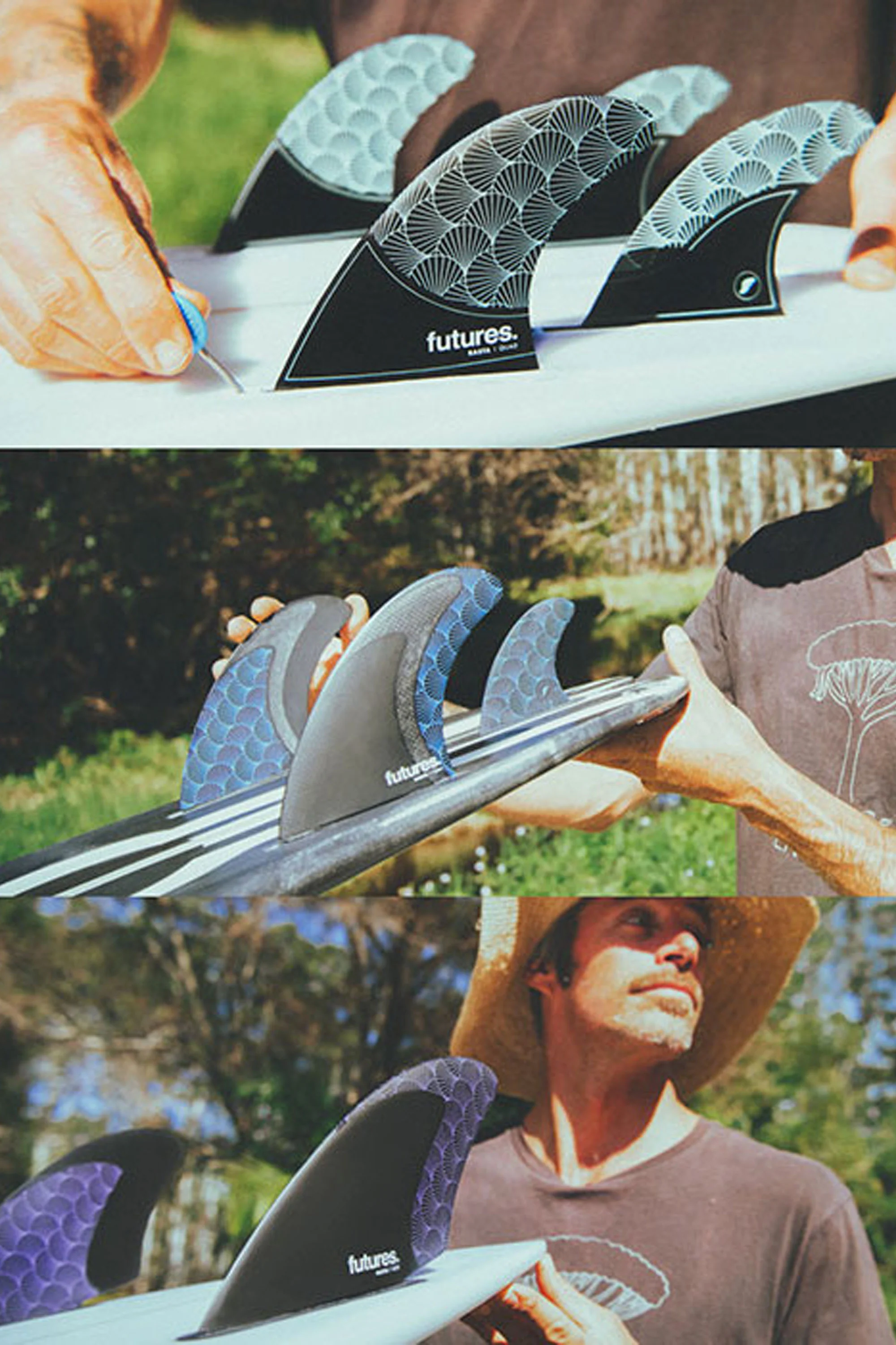 FUTURES - RASTA QUAD - HONEYCOMB - 4FINS - Image 2
