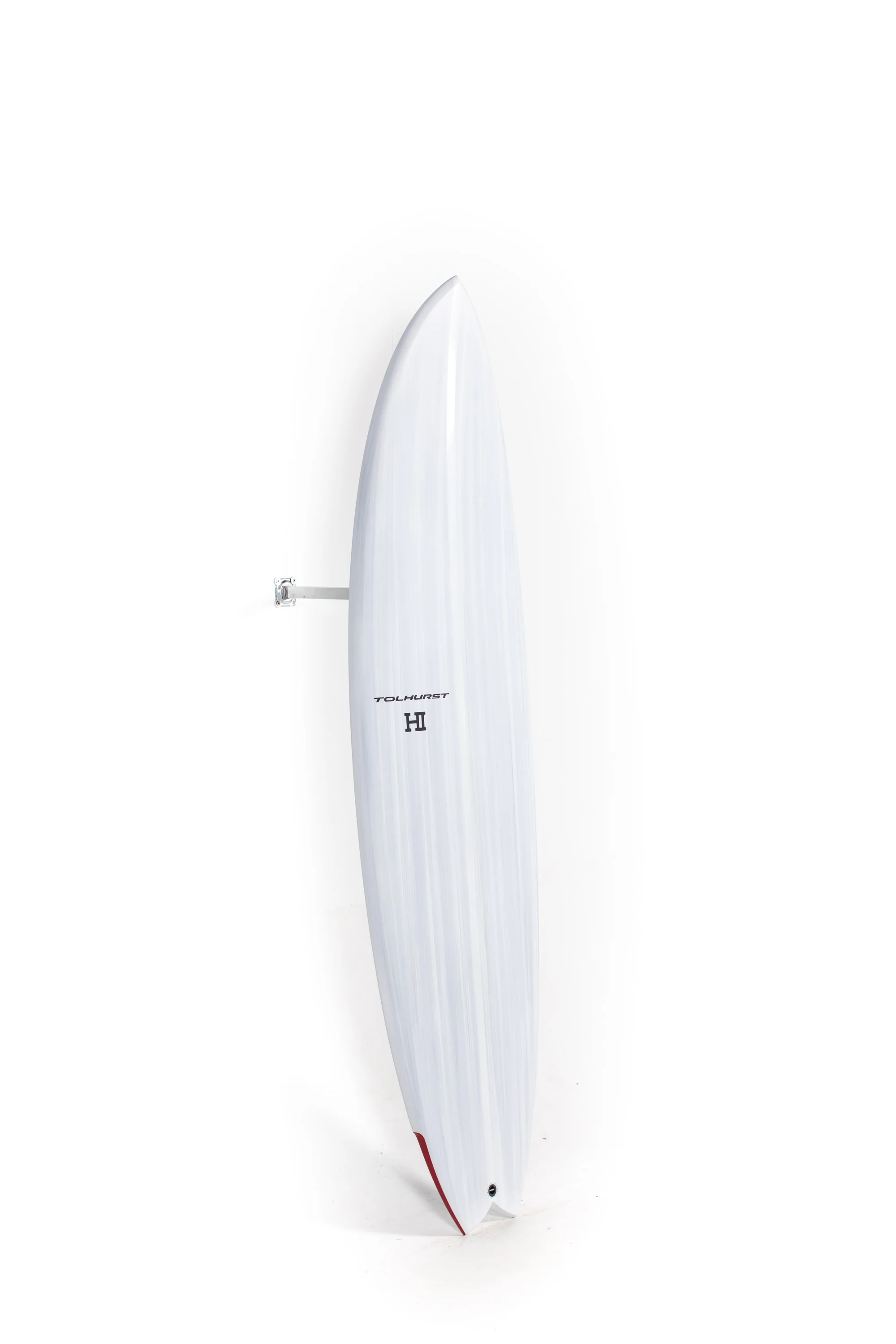 Harley Ingleby Surfboards - HIBT 3+3 - CANDY WHITE - Thunderbolt Red - 6'2" x 20 1/4 x 2 11/16 - 36L - Image 5