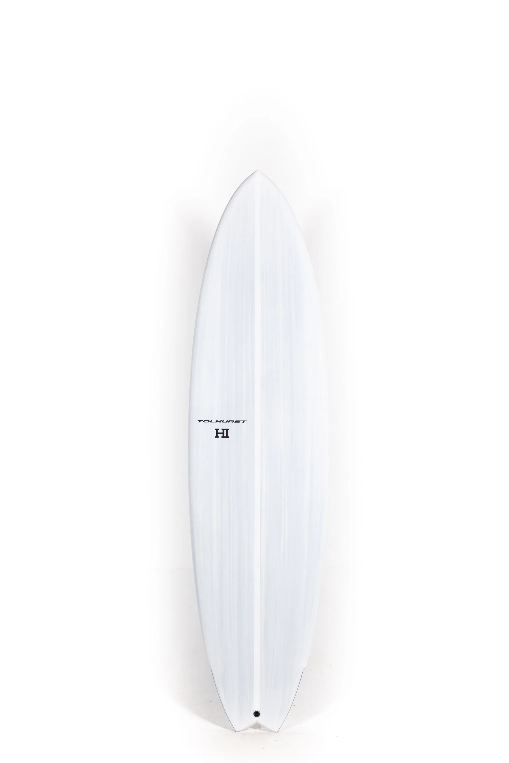 Harley Ingleby Surfboards - HIBT 3+3 - CANDY WHITE - Thunderbolt Red - 7'2" x 21 1/2" x 3" - 50L