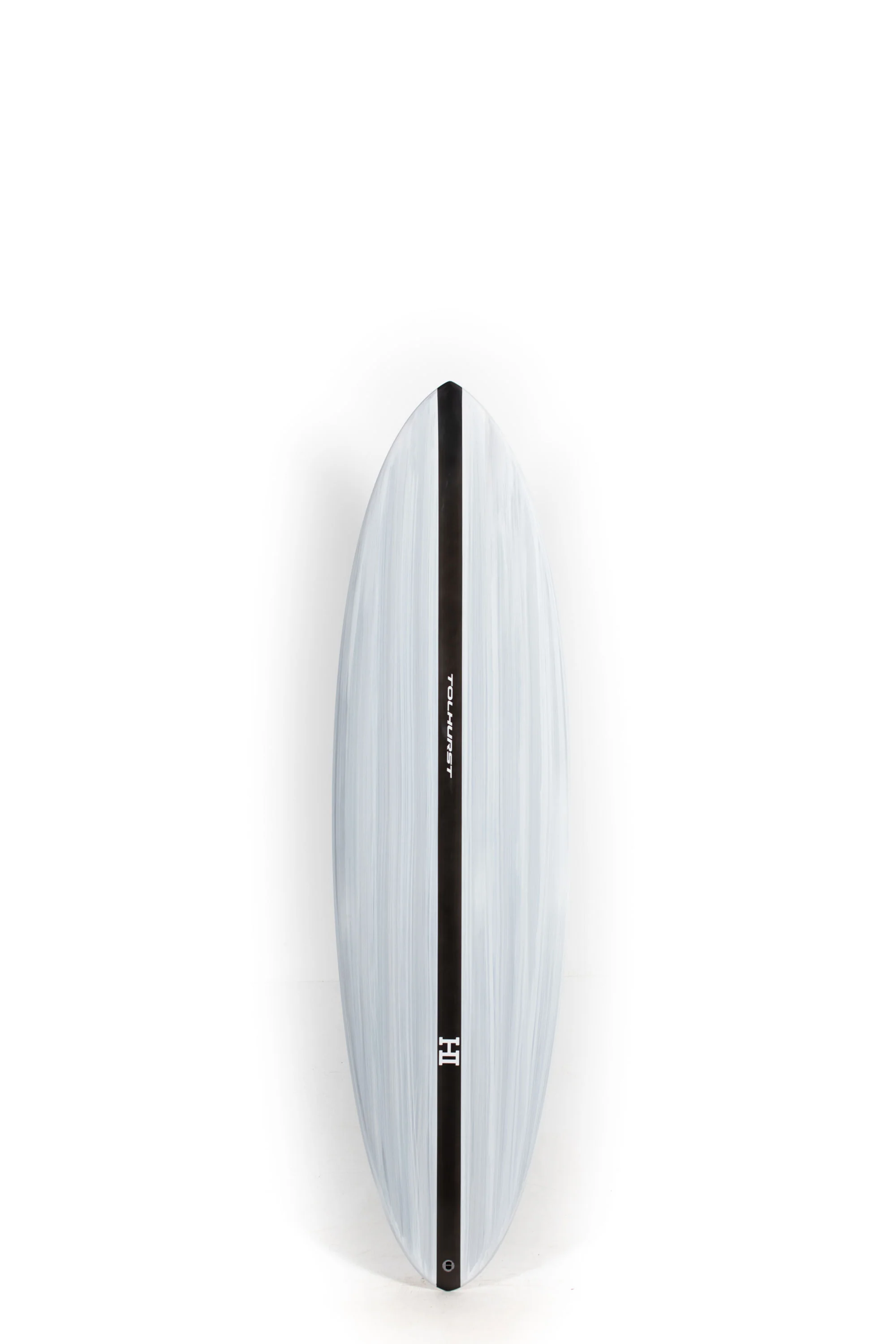 Harley Ingleby Surfboards - Mid 6 Mini - Gray Carbon - Thunderbolt Black - 6'4" x 20 x 2 5/8 - 36L