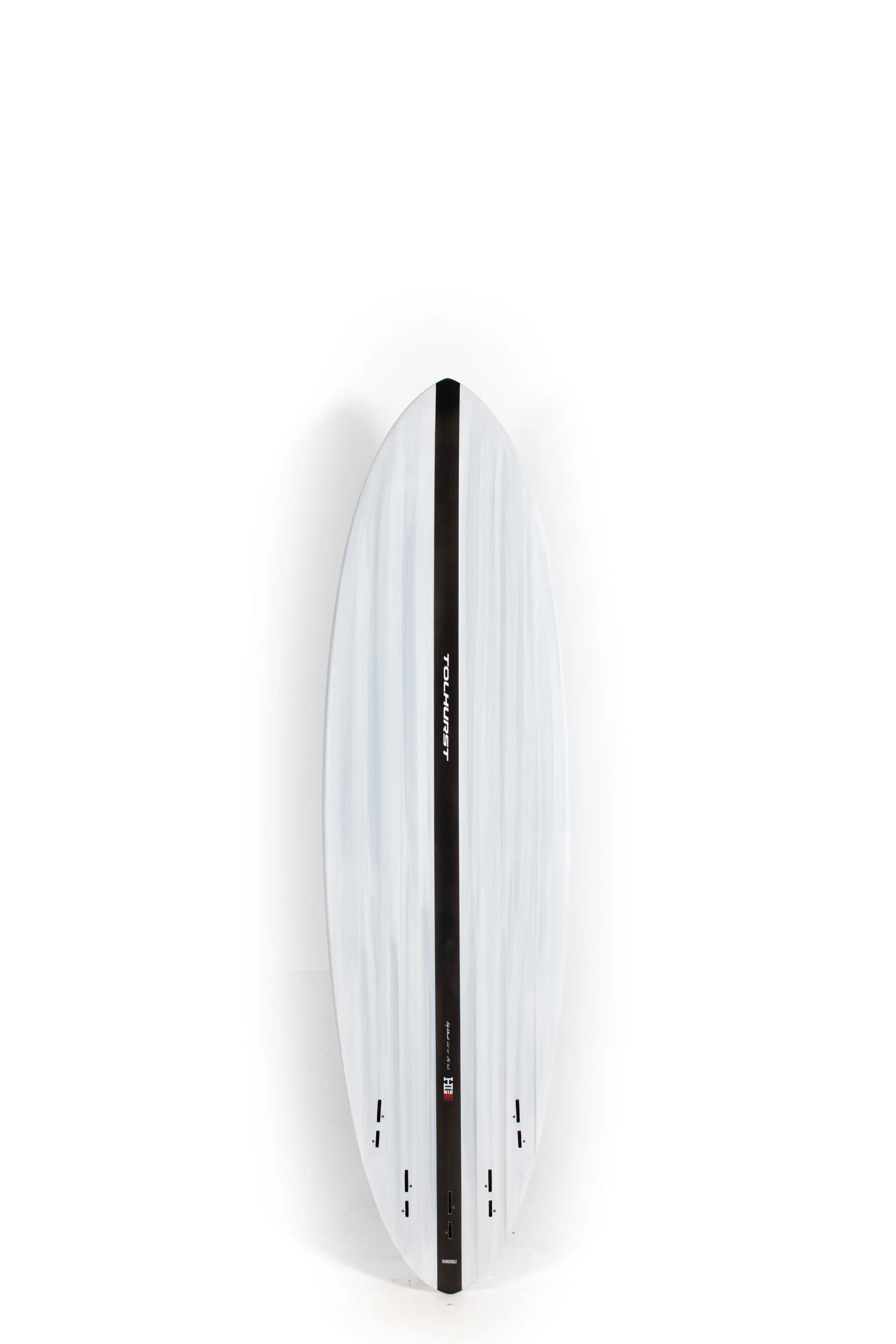 Harley Ingleby Surfboards - Mid 6 Mini - Gray Carbon - Thunderbolt Black - 6'4" x 20 x 2 5/8 - 36L - Image 2