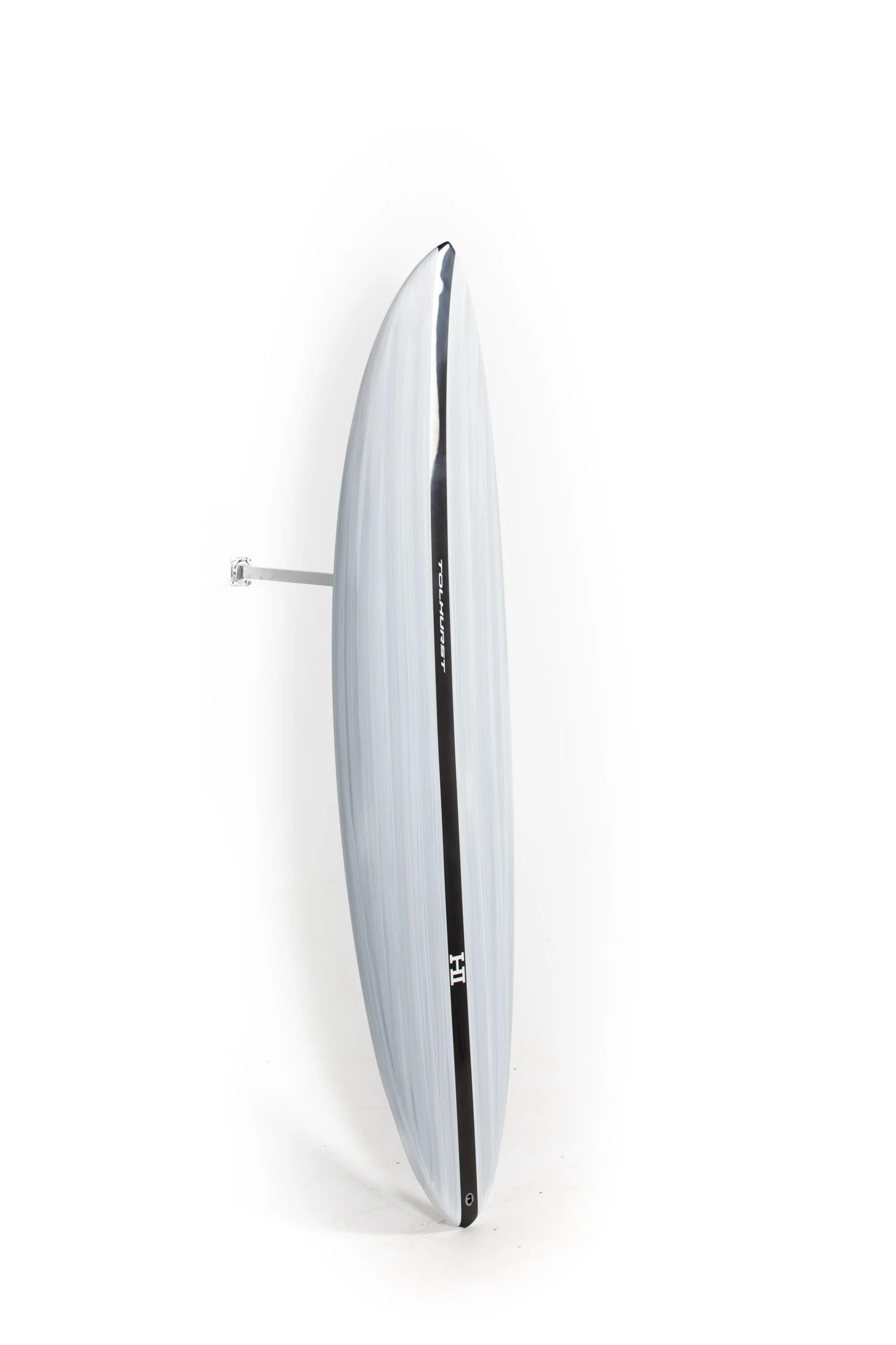 Harley Ingleby Surfboards - Mid 6 Mini - Gray Carbon - Thunderbolt Black - 6'4" x 20 x 2 5/8 - 36L - Image 5