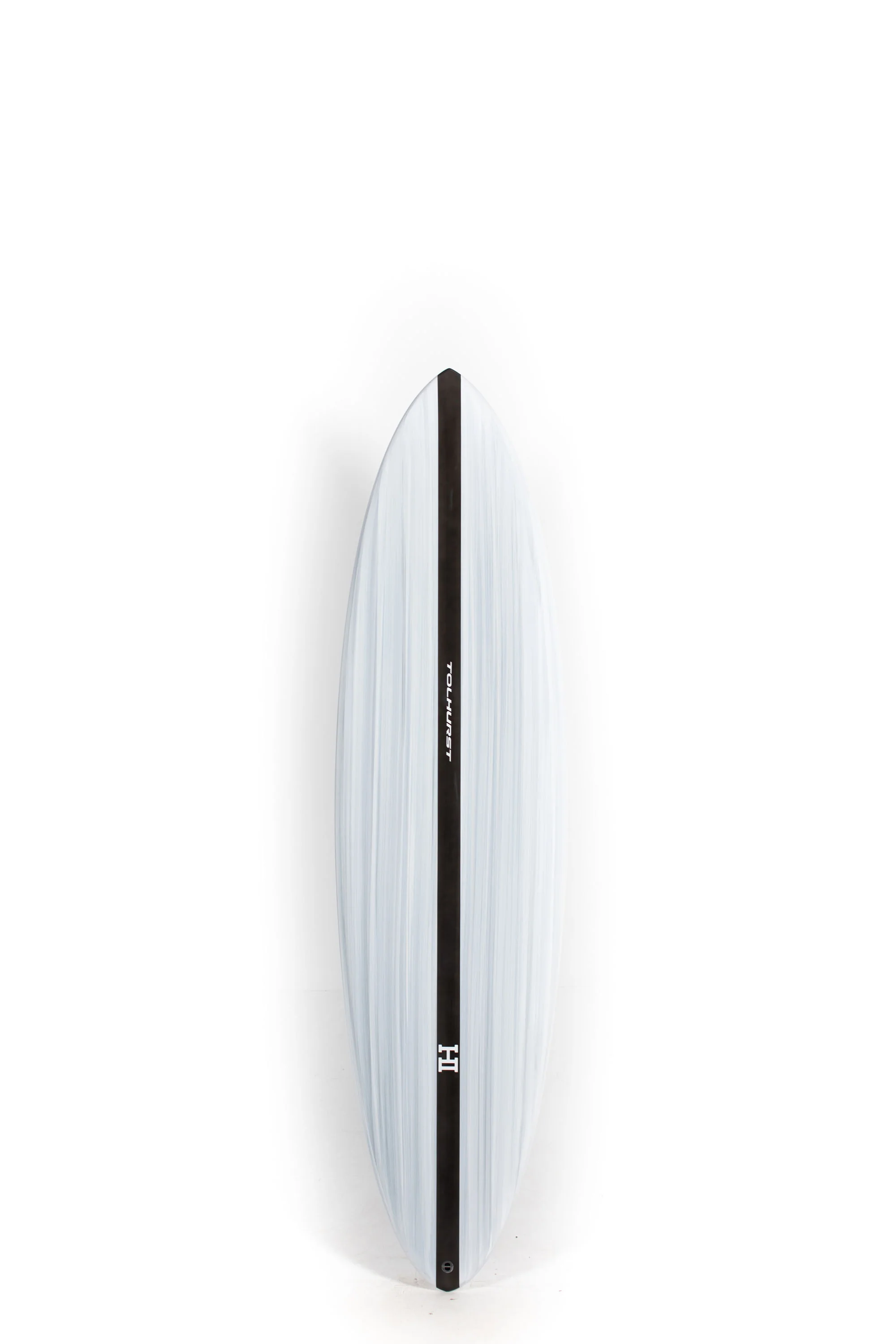 Harley Ingleby Surfboards - Mid 6 Mini - Gray Carbon - Thunderbolt Black - 6'8" x 20 1/4 x 2 11/16 x 39L