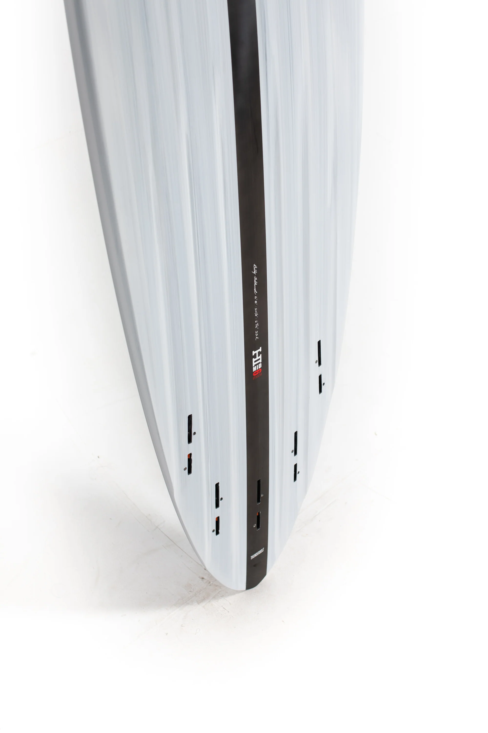 Harley Ingleby Surfboards - Mid 6 Mini - Gray Carbon - Thunderbolt Black - 6'8" x 20 1/4 x 2 11/16 x 39L - Image 10