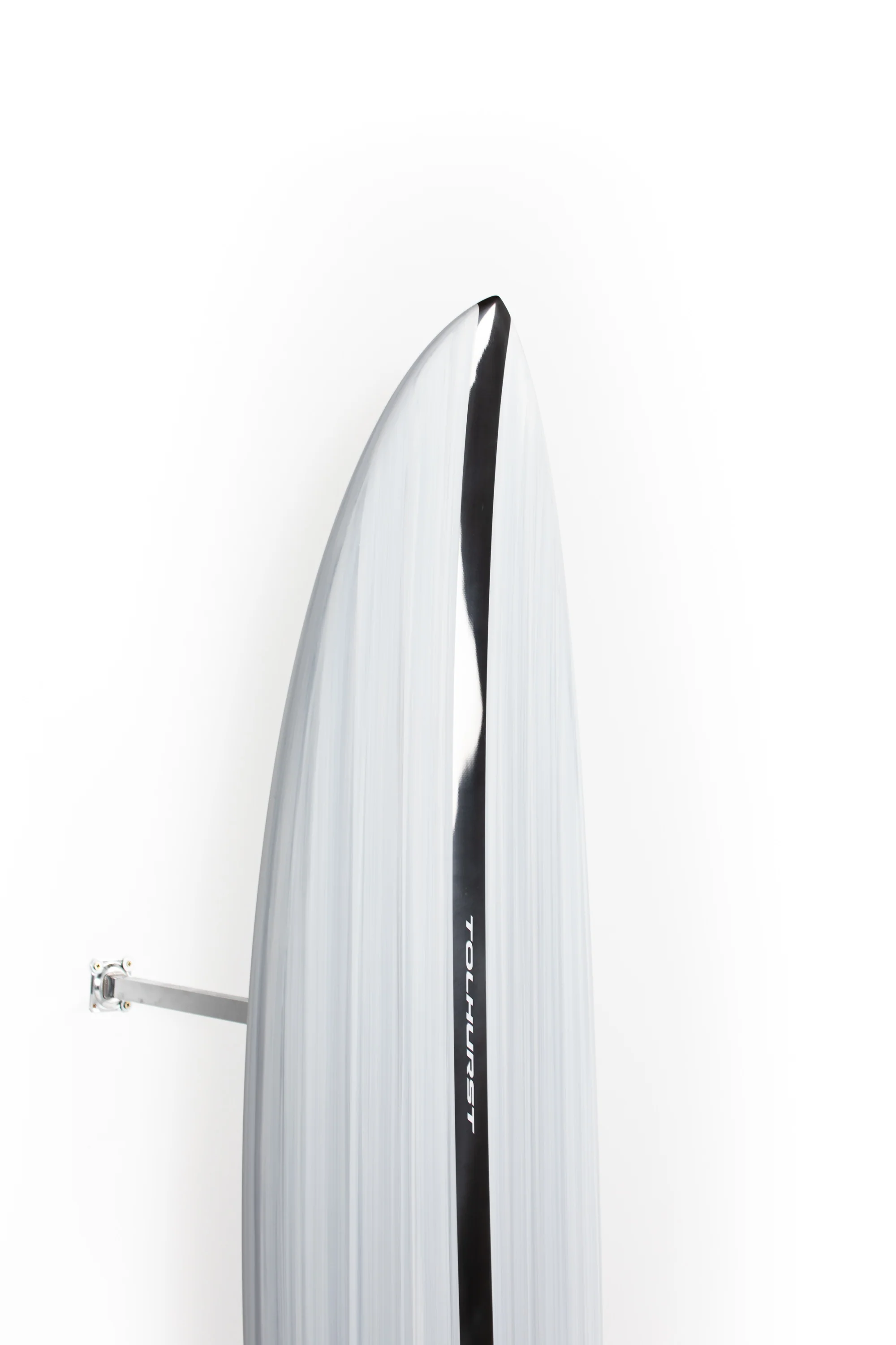 Harley Ingleby Surfboards - Mid 6 Mini - Gray Carbon - Thunderbolt Black - 6'8" x 20 1/4 x 2 11/16 x 39L - Image 6