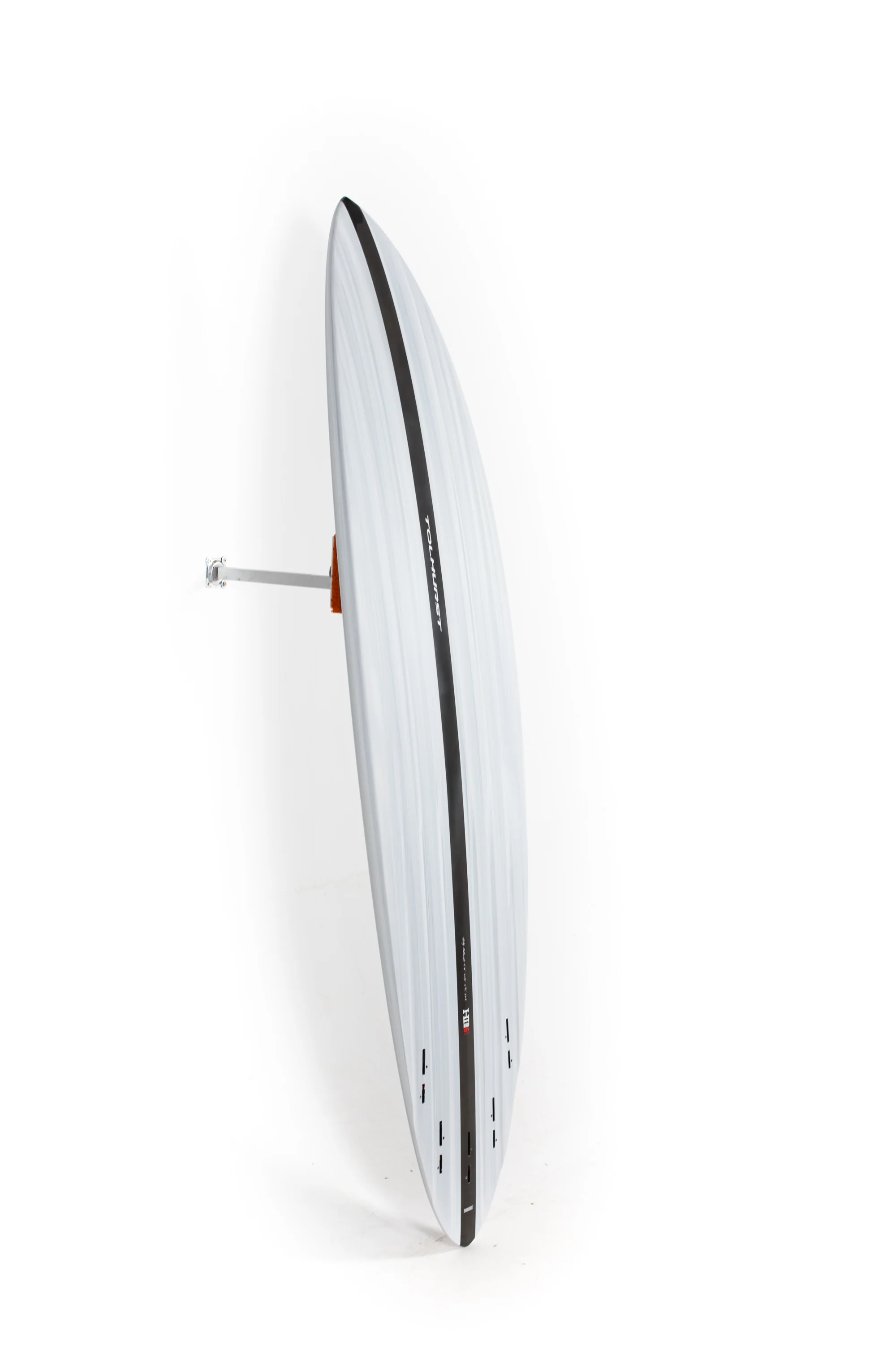 Harley Ingleby Surfboards - Mid 6 Mini - Gray Carbon - Thunderbolt Black - 6'8" x 20 1/4 x 2 11/16 x 39L - Image 9