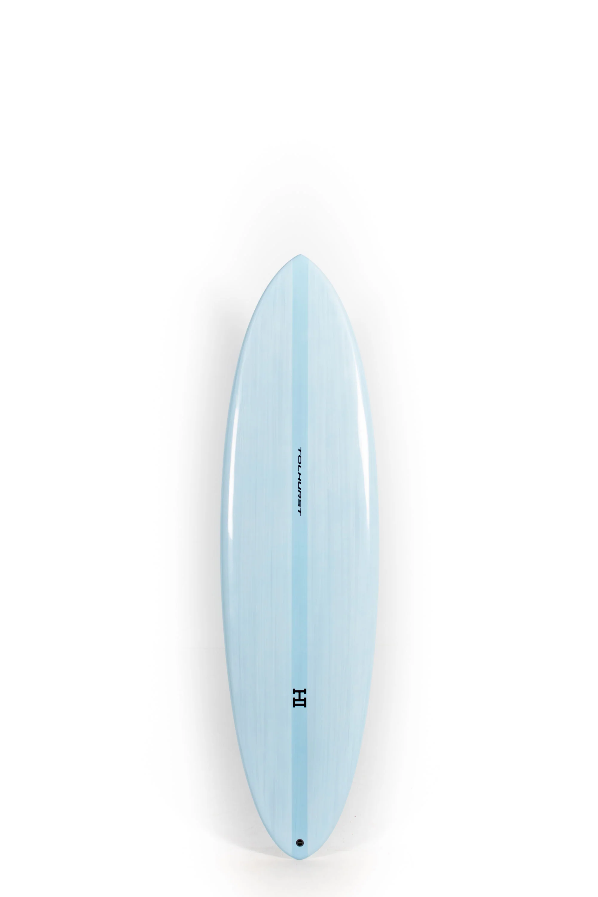 Harley Ingleby Surfboards - Mid 6 Mini - LIGHT BLUE - Thunderbolt Red - 6'4" x 20 x 2 5/8 - 36L