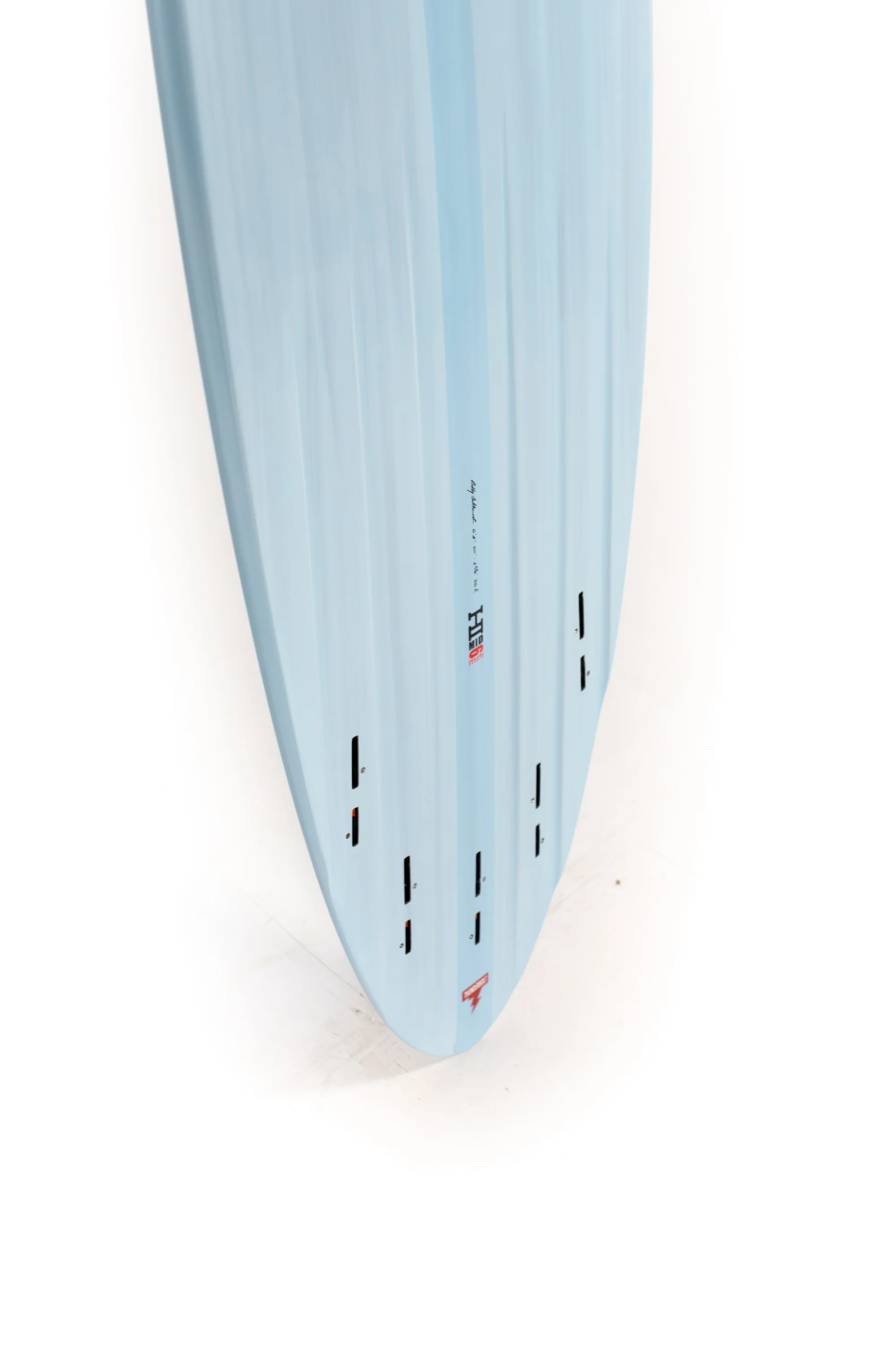 Harley Ingleby Surfboards - Mid 6 Mini - LIGHT BLUE - Thunderbolt Red - 6'4" x 20 x 2 5/8 - 36L - Image 10