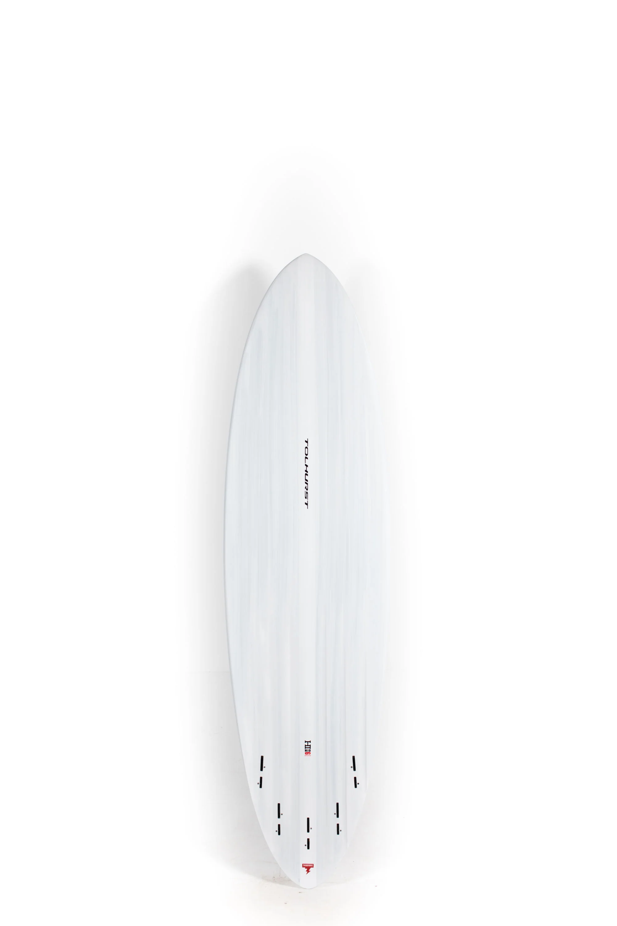 Harley Ingleby Surfboards - Mid 6 Mini - CANDY WHITE - Thunderbolt Red - 6'8" x 20 1/4 x 2 11/16 x 39L - Image 2