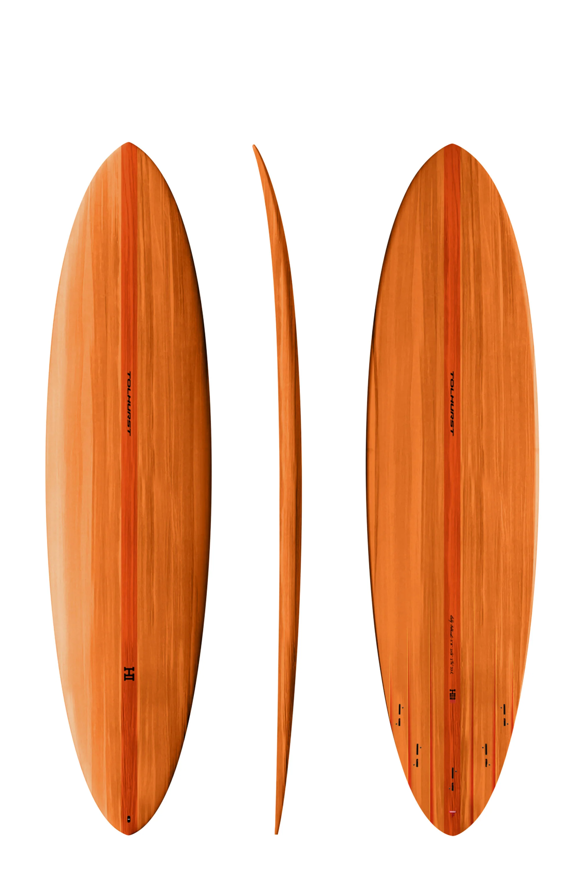 Harley Ingleby Surfboards - Mid 6 - Orange - Thunderbolt Red - 7'0" x 20 1/2 x 2 5/8 - 40.3L - NV - Image 3