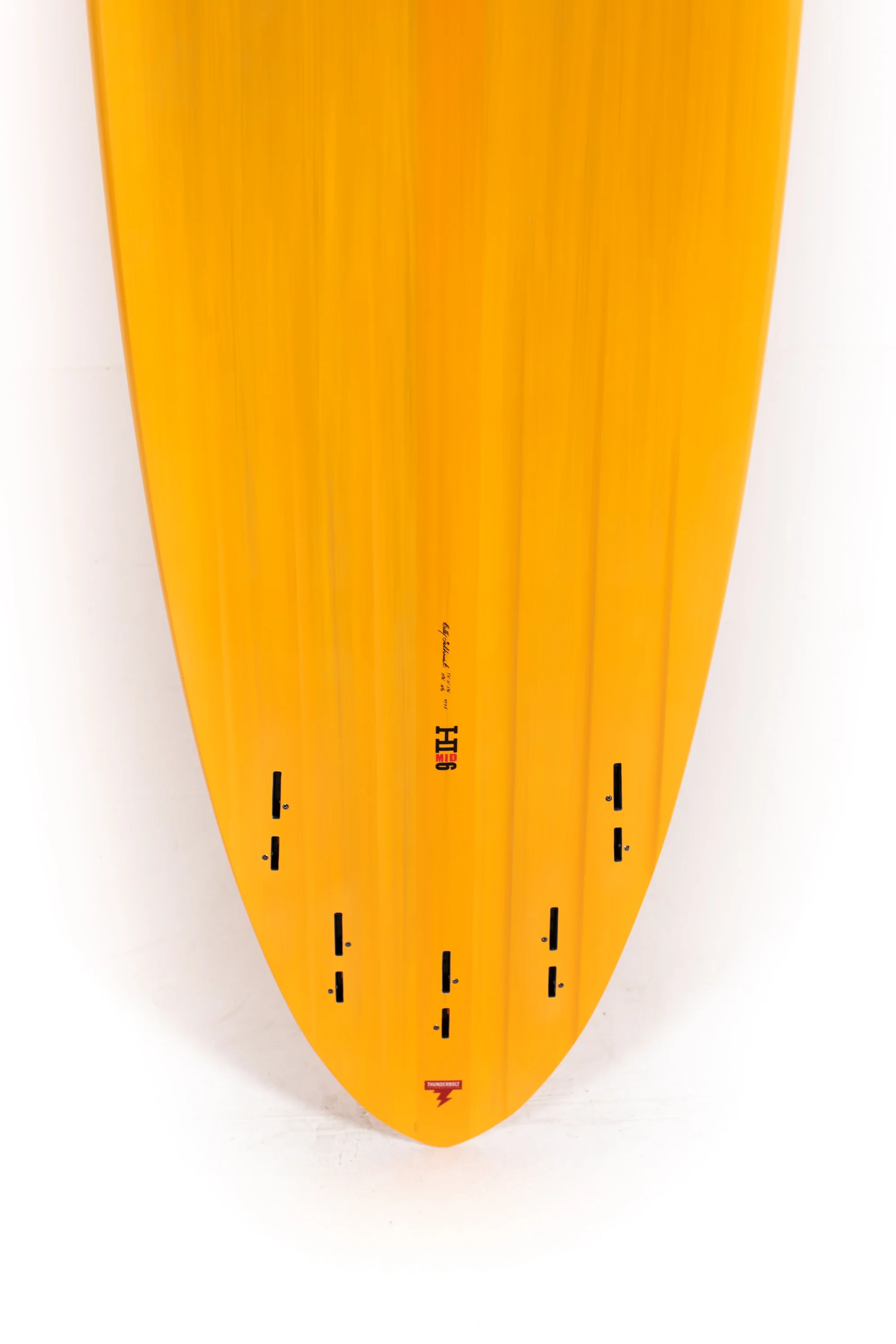 Harley Ingleby Surfboards - Mid 6 - Orange - Thunderbolt Red - 7'6" x 21 x 2 3/4 - 47.9L - Image 8