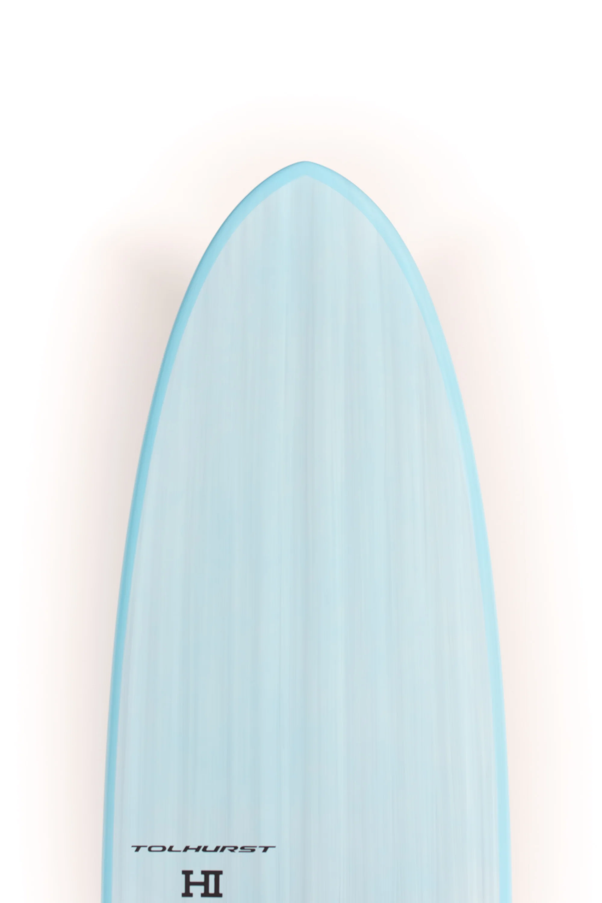 Harley Ingleby Surfboards - Moe - Light Blue - Thunderbolt Red - 7'2" x 22 x 2 13/16 - 49.4L - Image 3