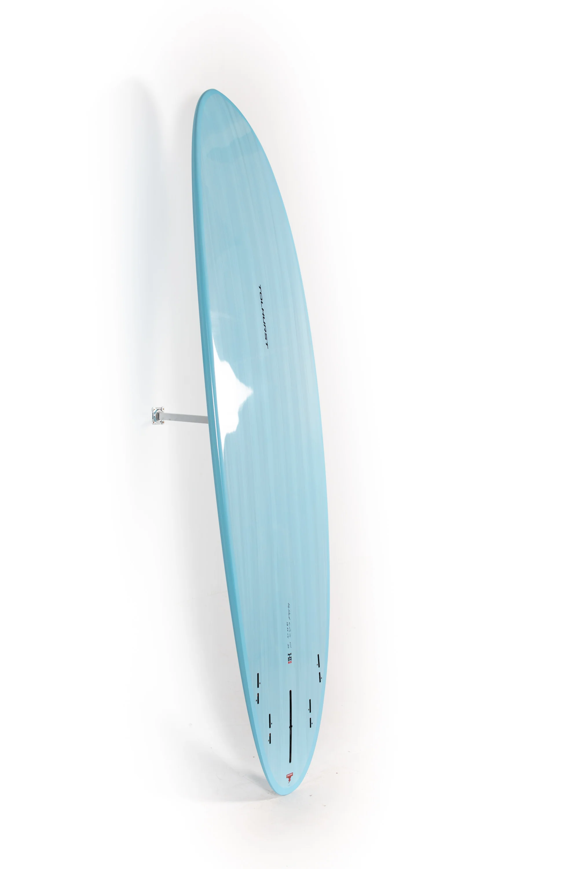 Harley Ingleby Surfboards - Moe - Light Blue - Thunderbolt Red - 8'0" x 22 5/8" x 3 1/16" - 61.2L - Image 9