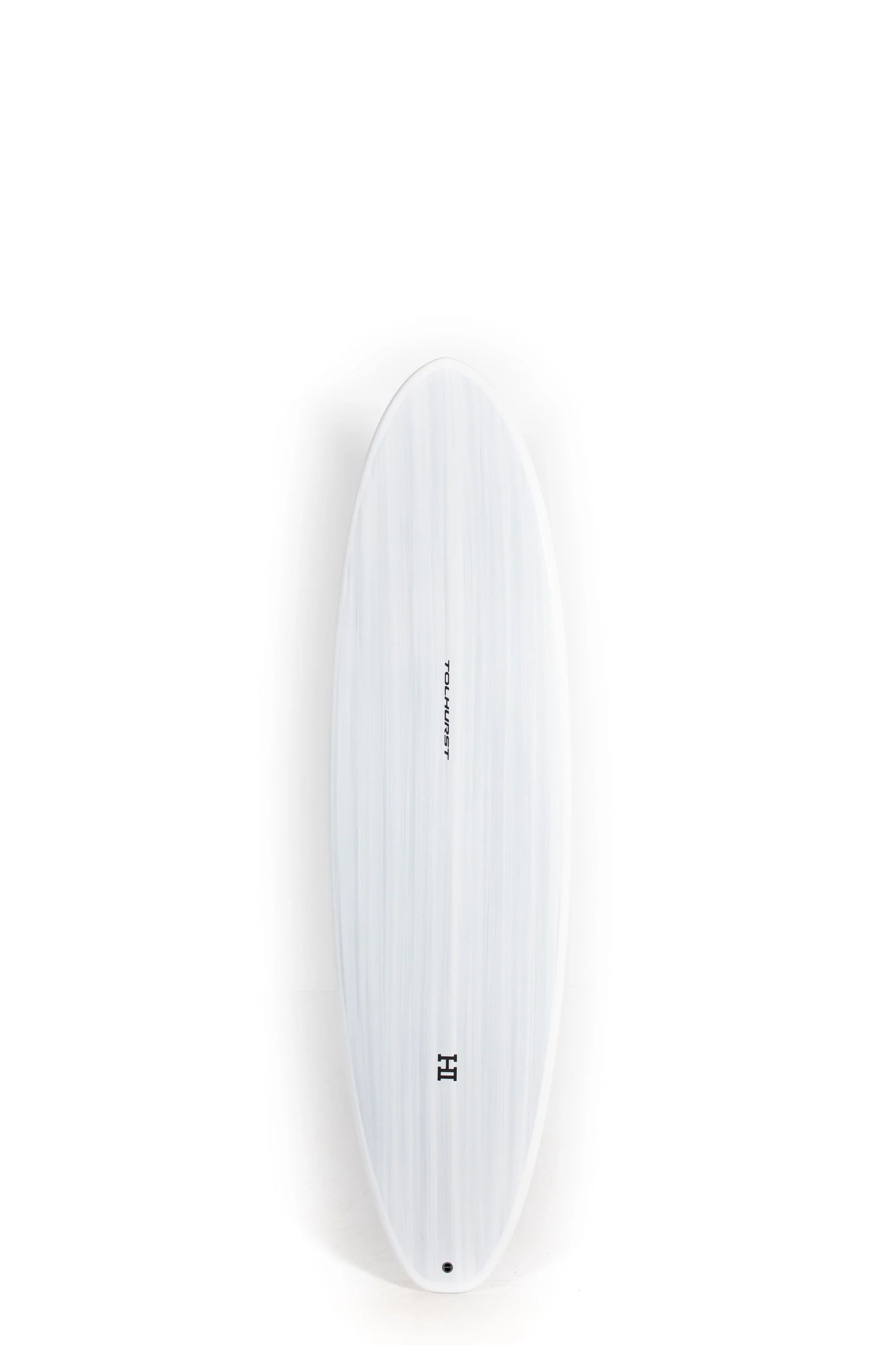 Harley Ingleby Surfboards - Moe Mini - Candy White - Thunderbolt Black - 6'10" x 21 1/2" x 2 3/4" - 45L