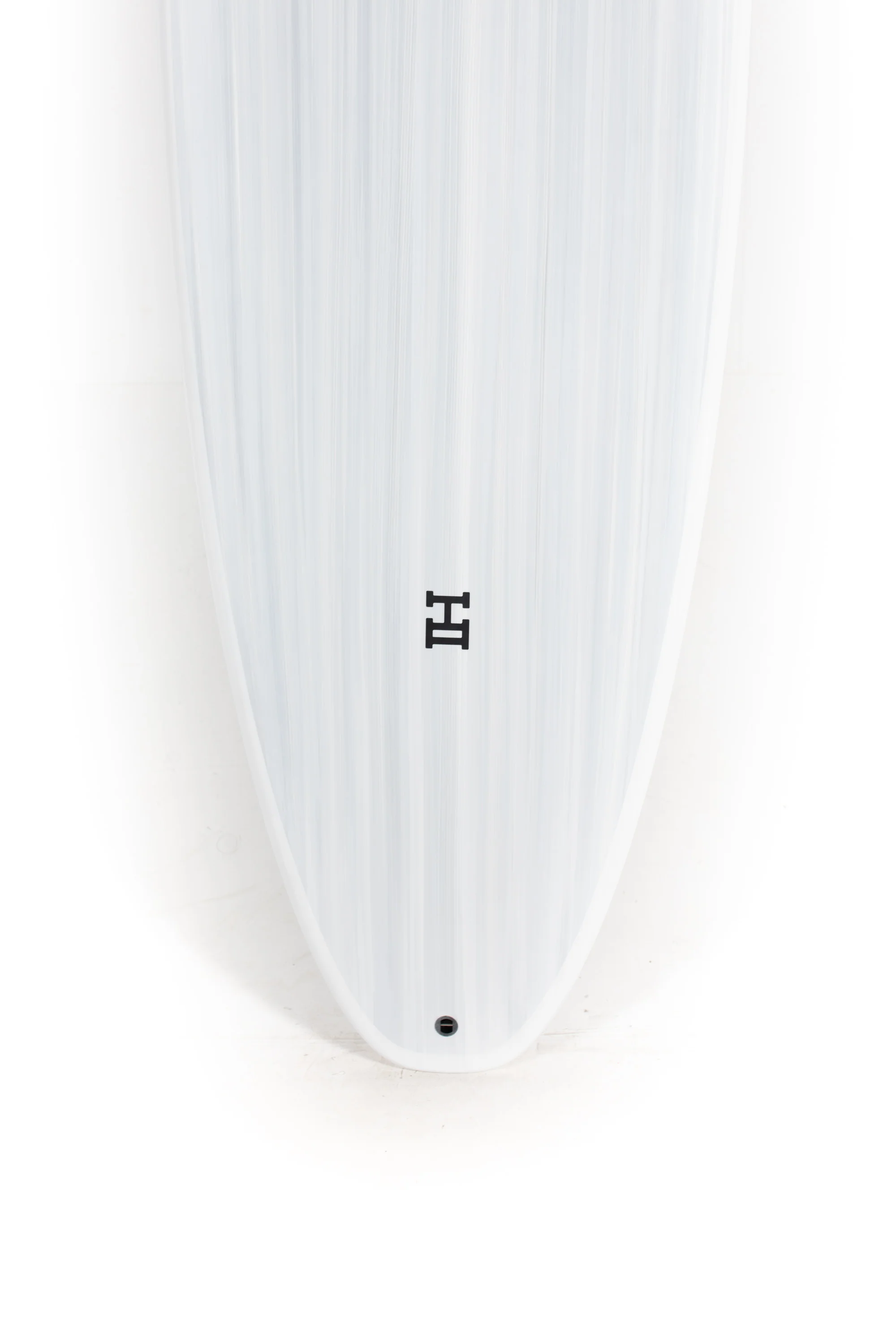 Harley Ingleby Surfboards - Moe Mini - Candy White - Thunderbolt Black - 6'10" x 21 1/2" x 2 3/4" - 45L - Image 4