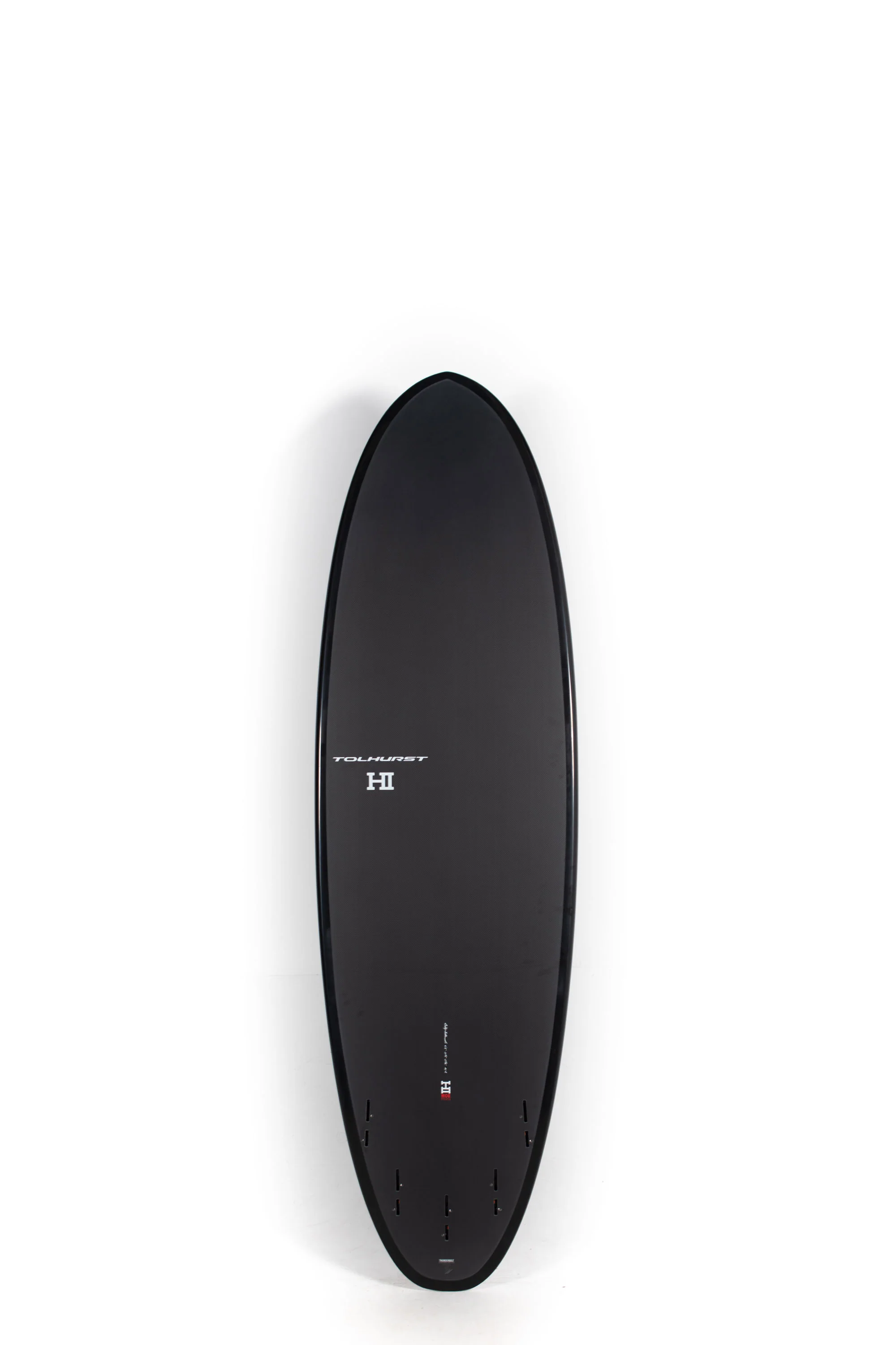 Harley Ingleby Surfboards - Moe Mini - Full Carbon - Thunderbolt Black - 6'6" x 21 1/2" x 2 5/8" - 41L - Image 2
