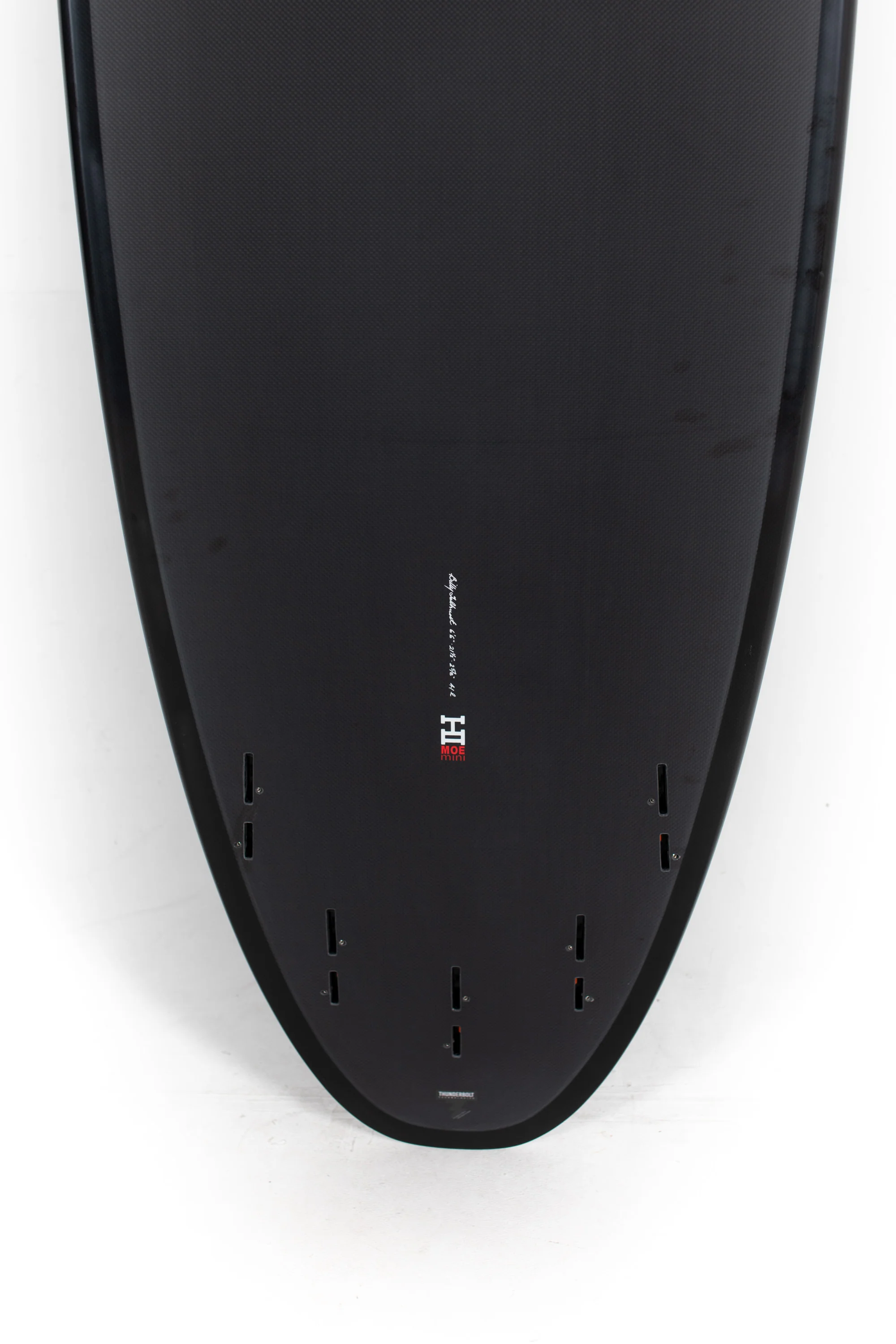 Harley Ingleby Surfboards - Moe Mini - Full Carbon - Thunderbolt Black - 6'6" x 21 1/2" x 2 5/8" - 41L - Image 8
