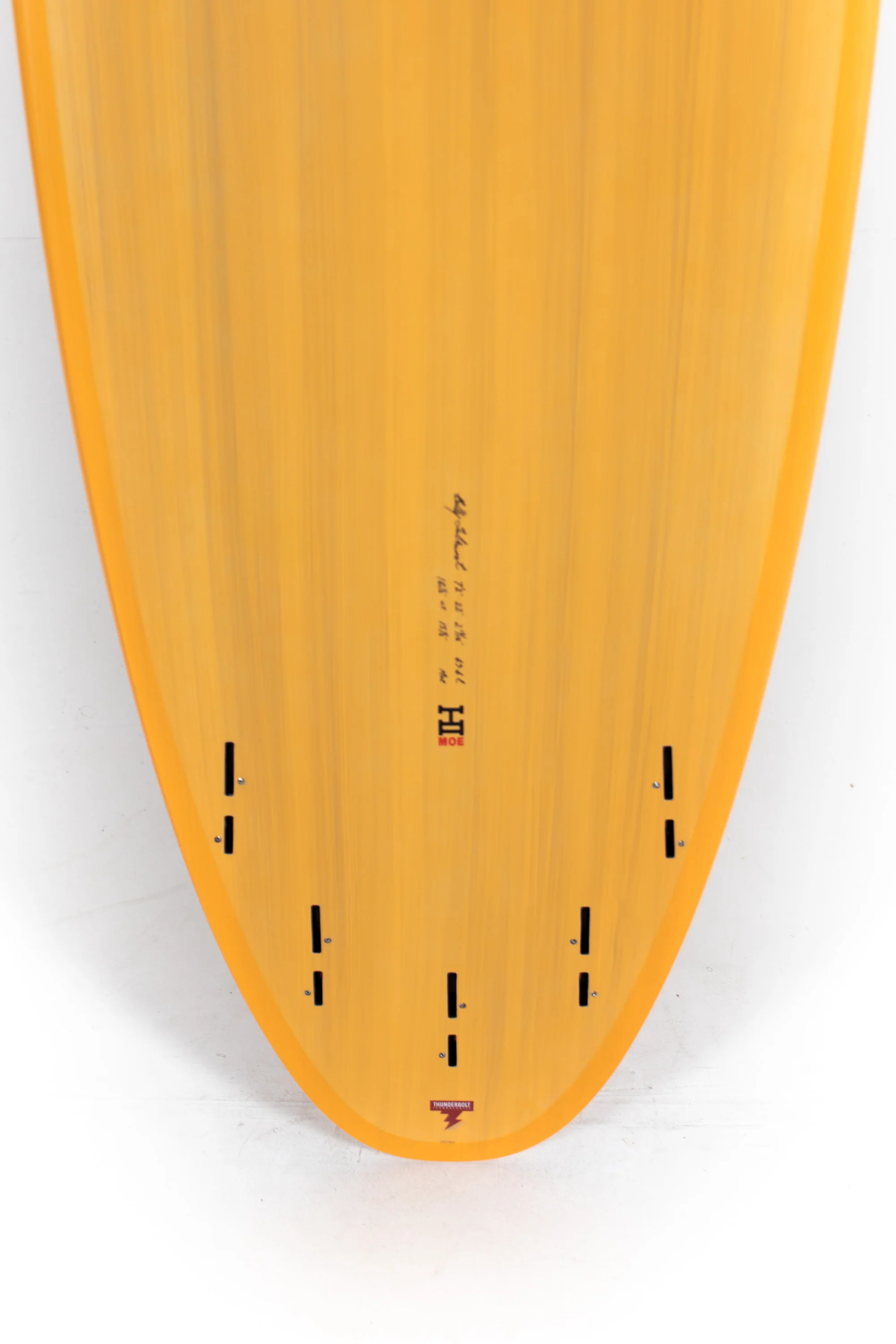 Harley Ingleby Surfboards - Moe - Orange - Thunderbolt Red - 7'2" x 22 x 2 13/16 - 49.4L - Image 9