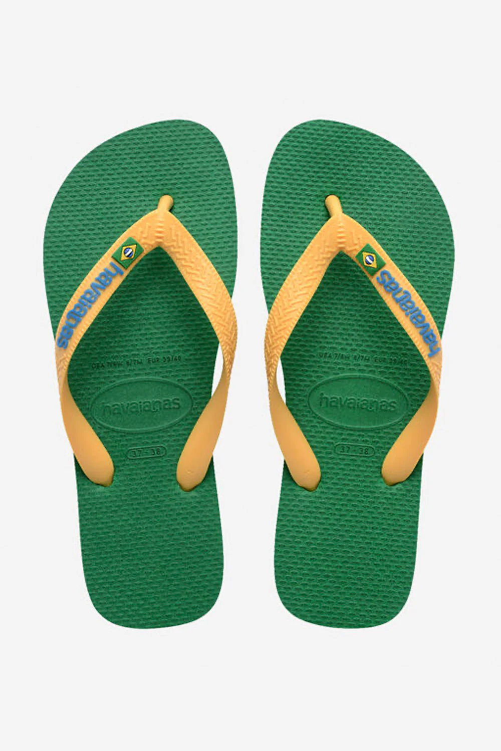 HAVAIANAS - BRASIL LOGO - GREEN YELLOW - WOMAN - Image 2