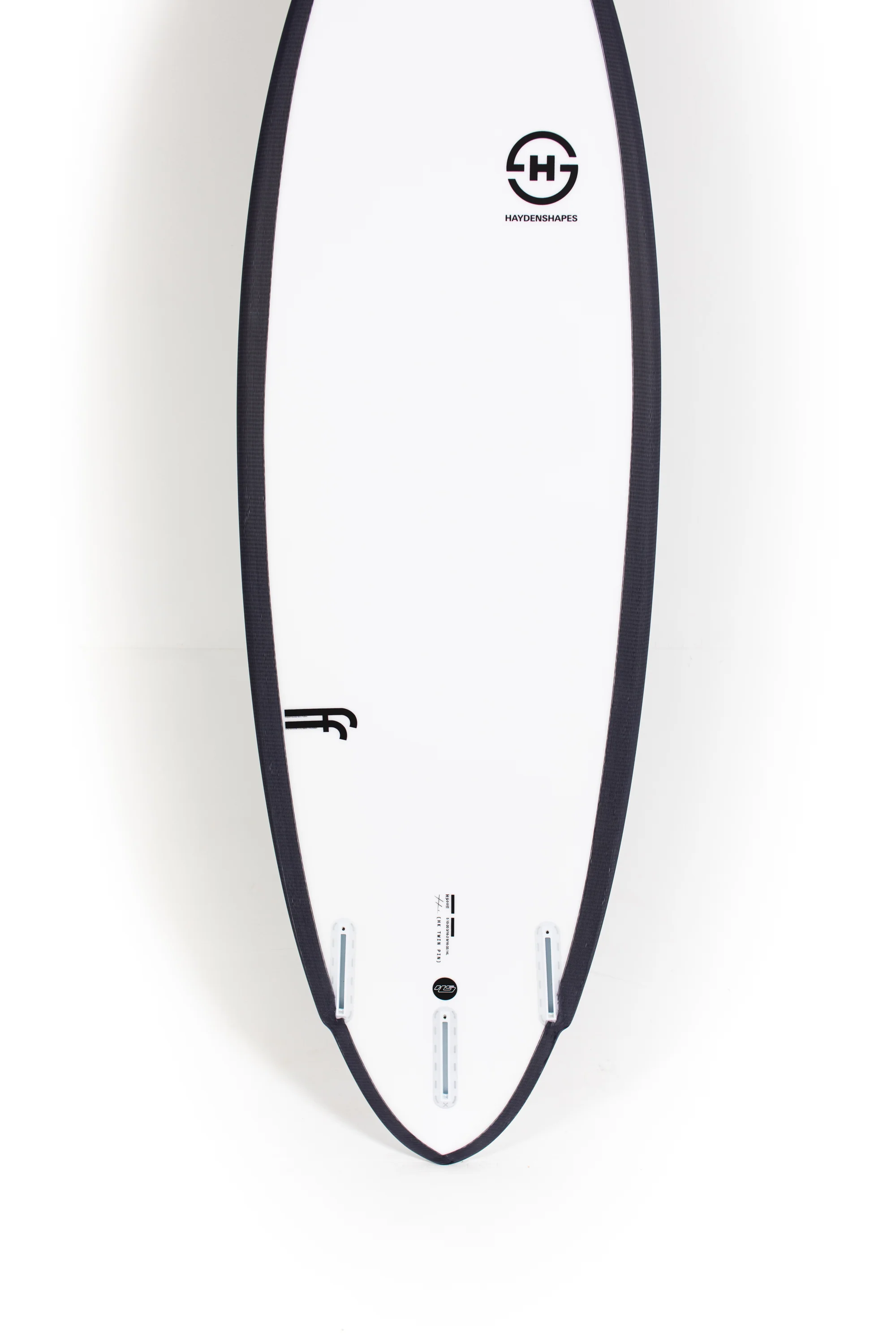 Haydenshapes Surfboard - HYPTO KRYPTO TWIN PIN FF - FUTURES - 5'10" X 20 3/16" X 2 9/16" - 33.14L - Image 8