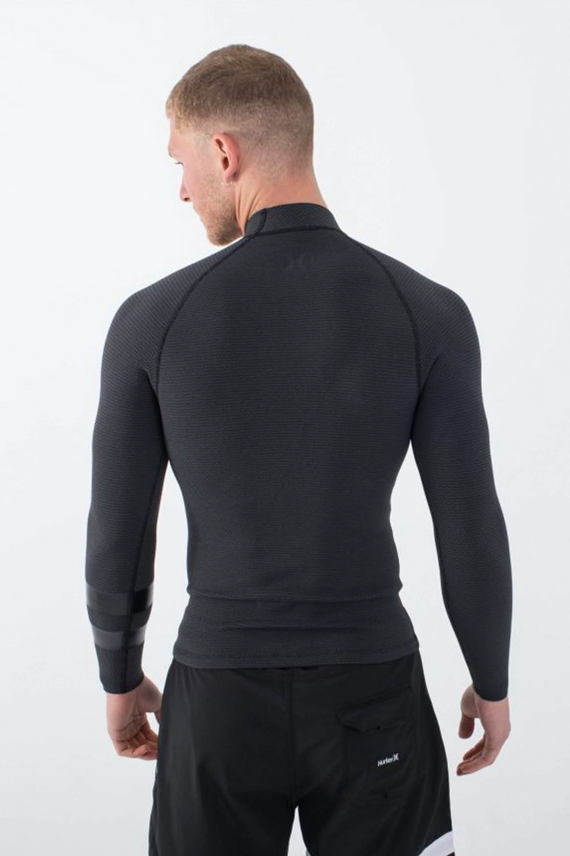 HURLEY - PLUS JACKETS TEXTURE - 1.5/1MM - LONG SLEEVE - BLACK/GRAPHITE - MAN - Image 2