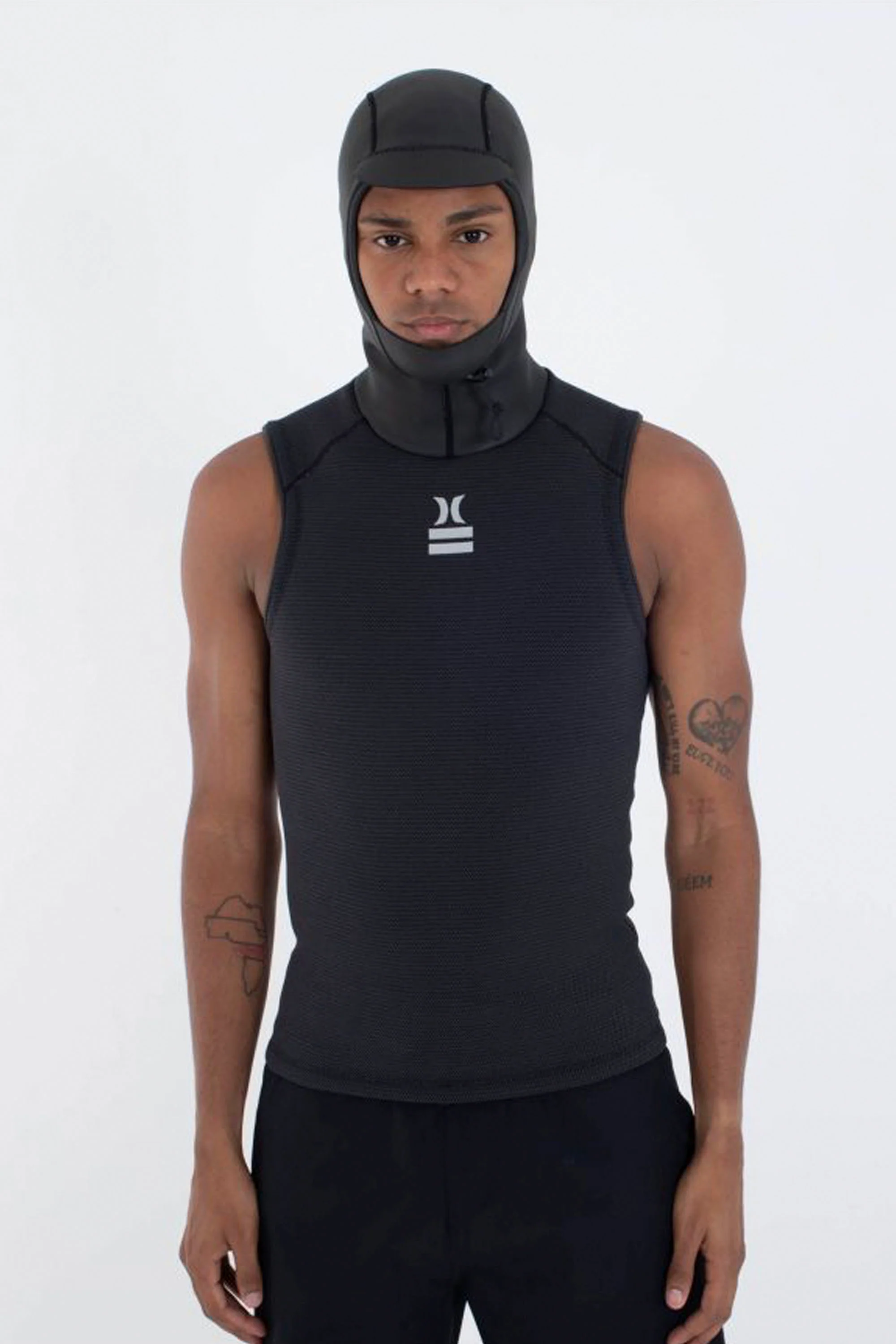 HURLEY - PLUS THERMAL HOOD VEST - 1.5MM - BLACK - UNISEX