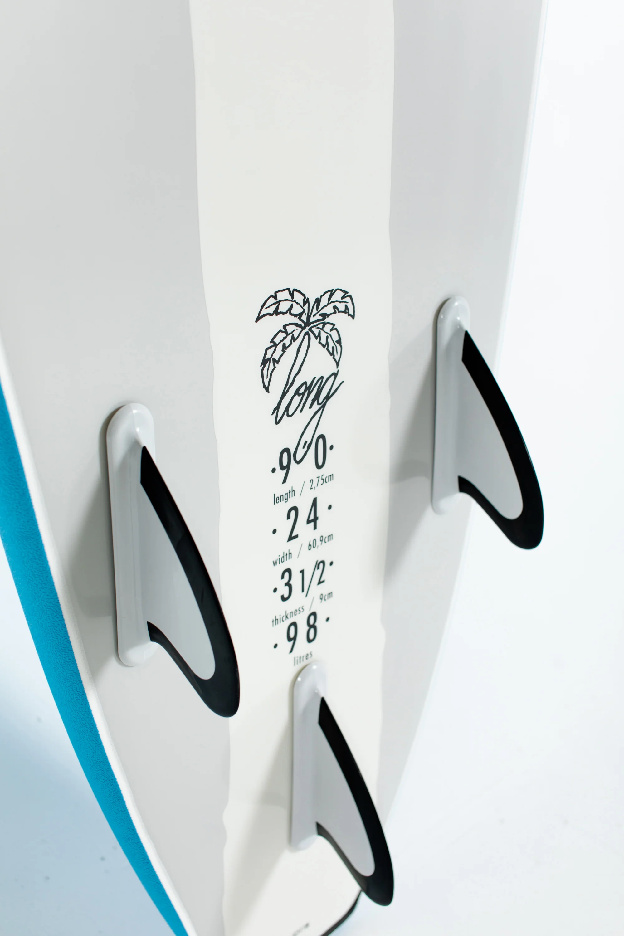 Indio Softboard - LONG - 9'0" x 24 x 3 1/2 x 96L - Image 12
