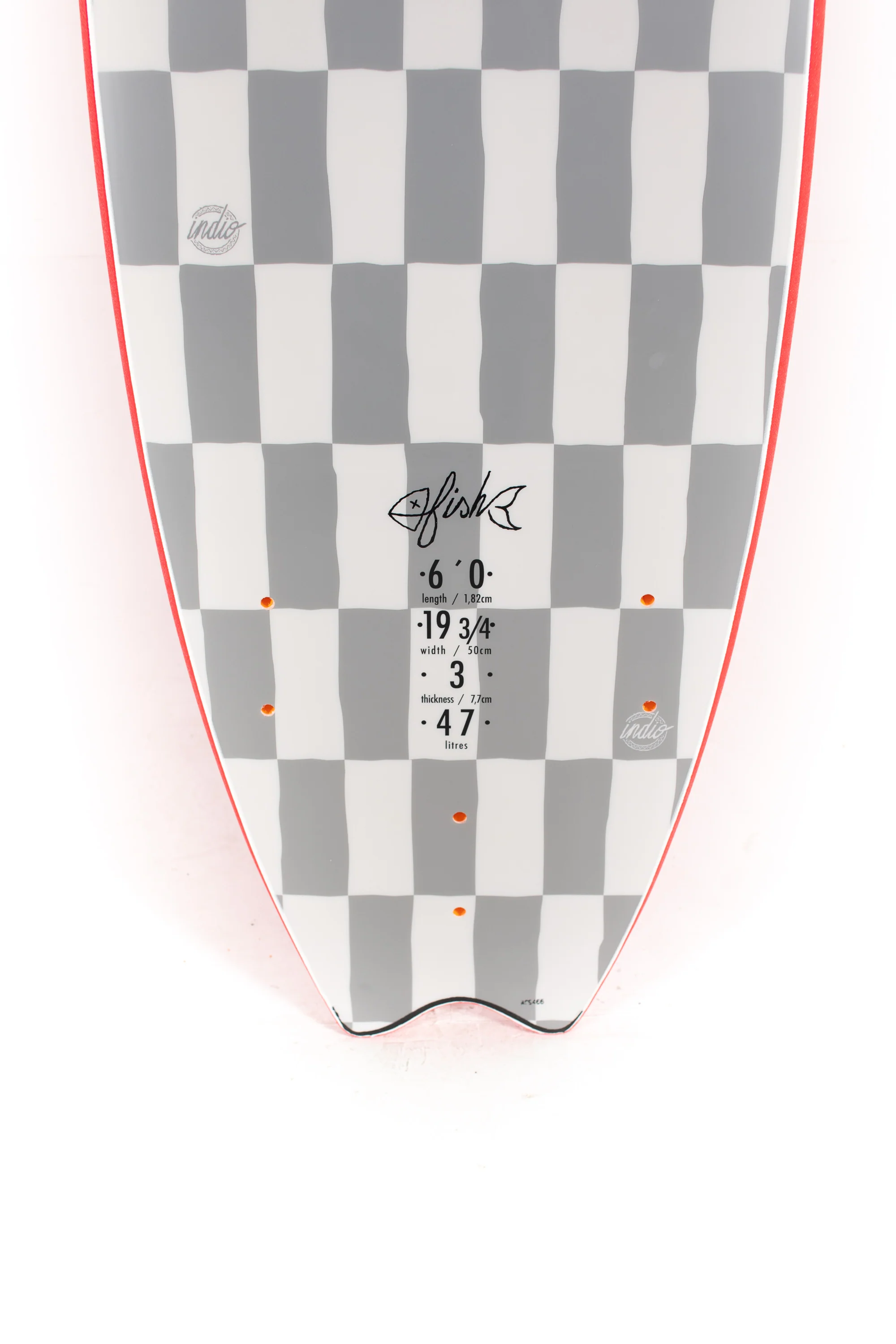 Indio Softboard - FISH - 6'0" x 19 3/4 x 3 - 47L - Image 8