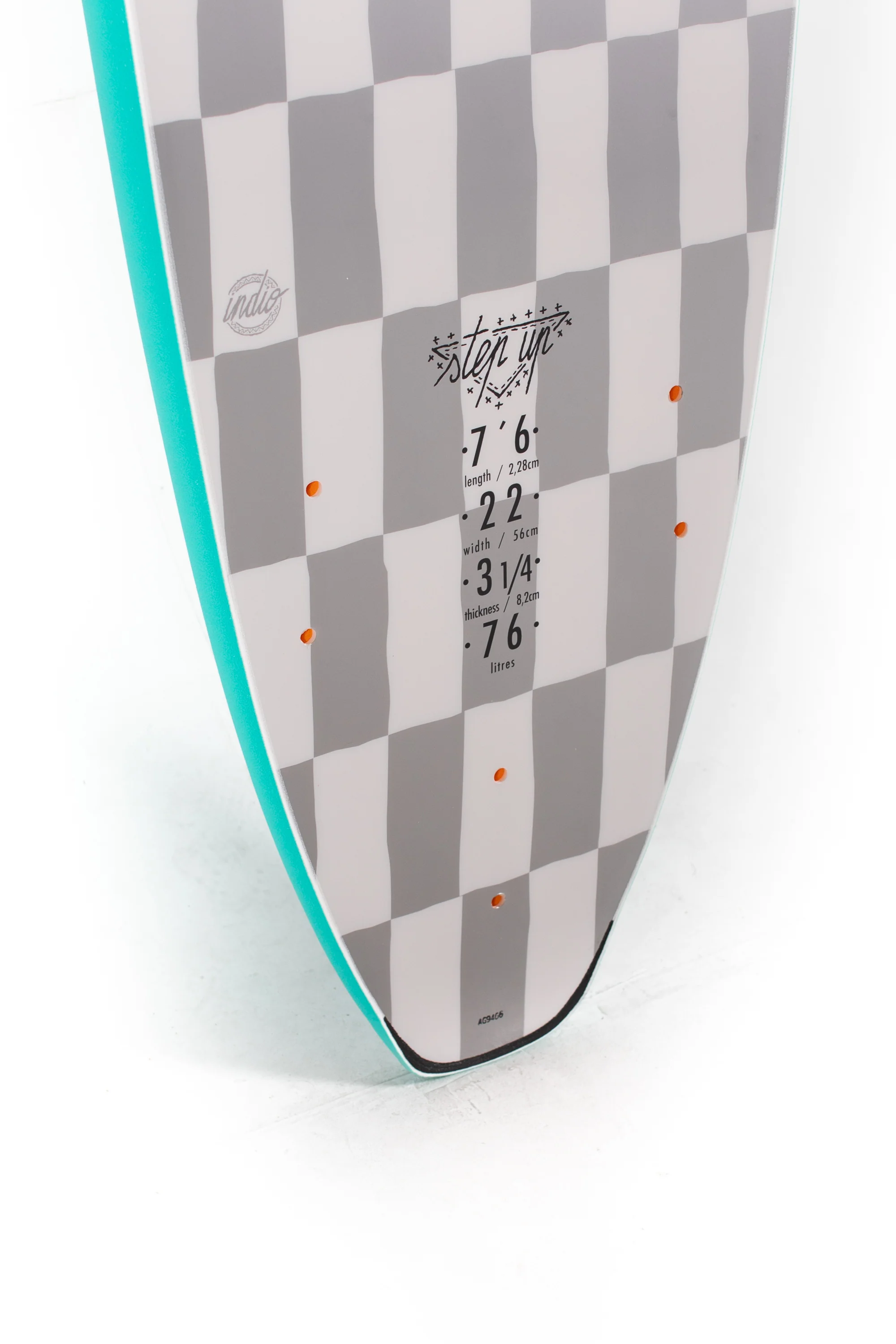 Indio Softboard - STEP UP -  7'6" x 22  x 3 1/4 - 76L - Image 10