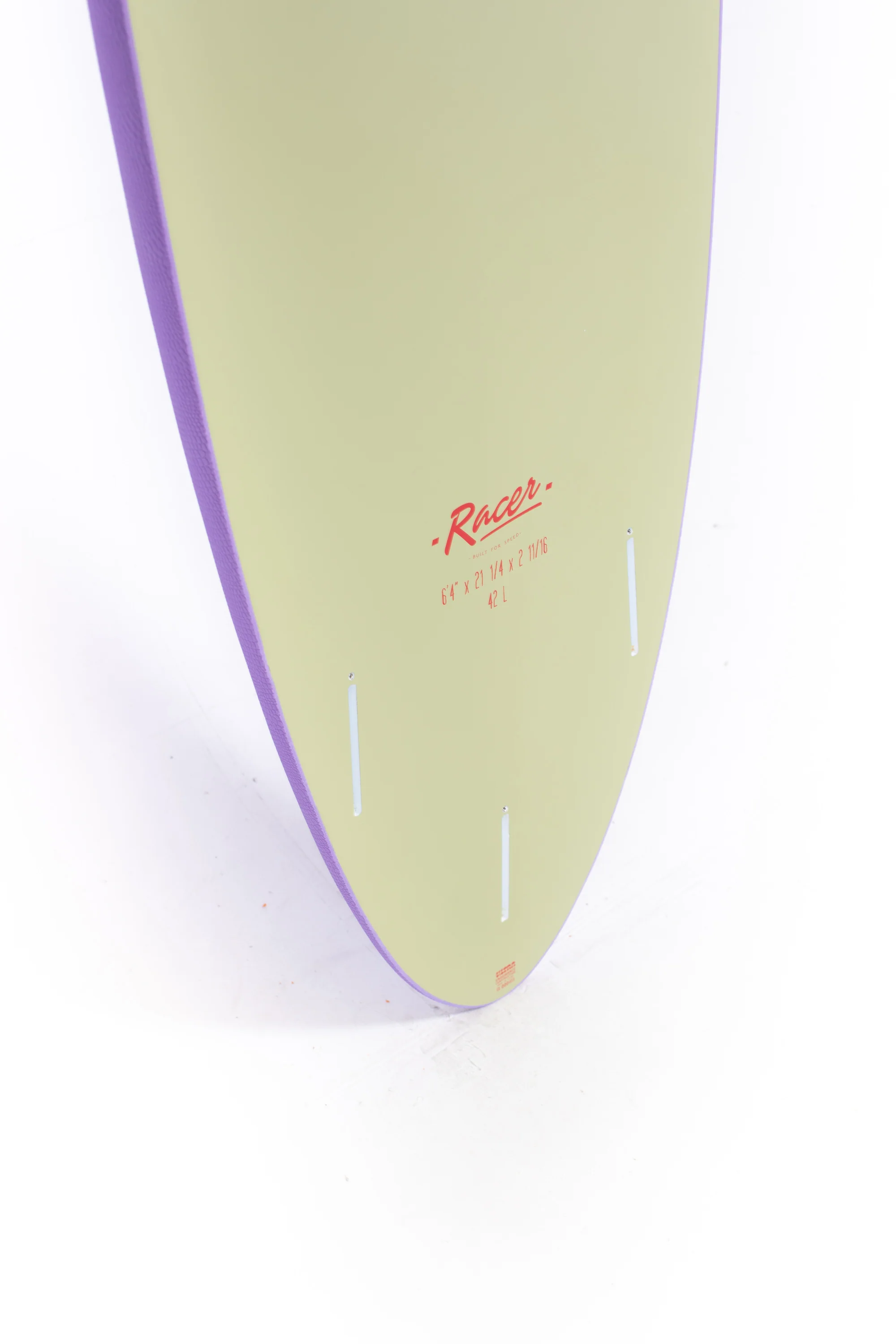 Indio Softboards - RACER ULTRA Purple - 6'4" x 21 1/4" x 2 11/16 - 42L - Image 10