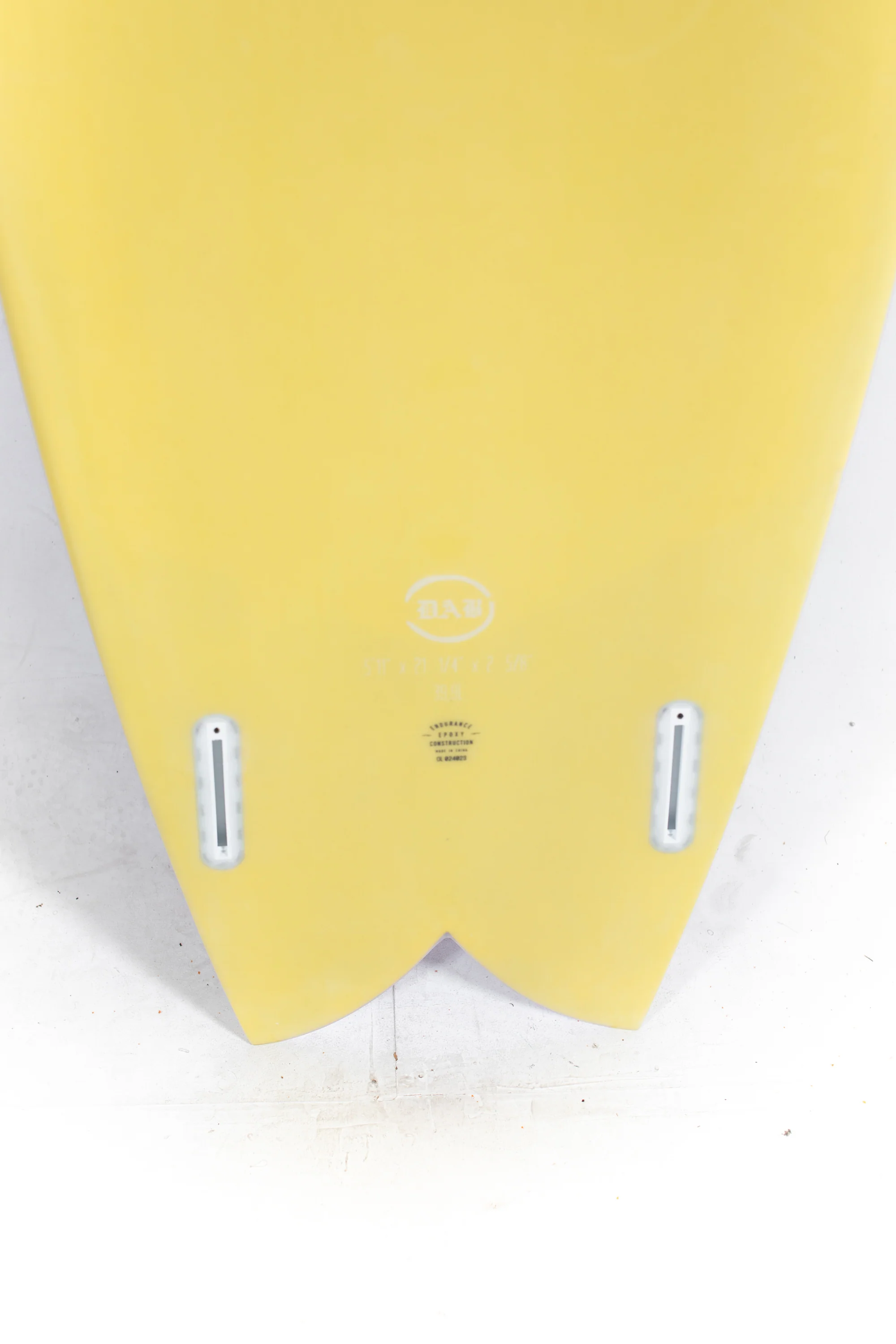 Indio Surfboard - DAB Cream Lilac- 5'11" x 21 1/4 x 2 5/8 - 39.90L - Image 8