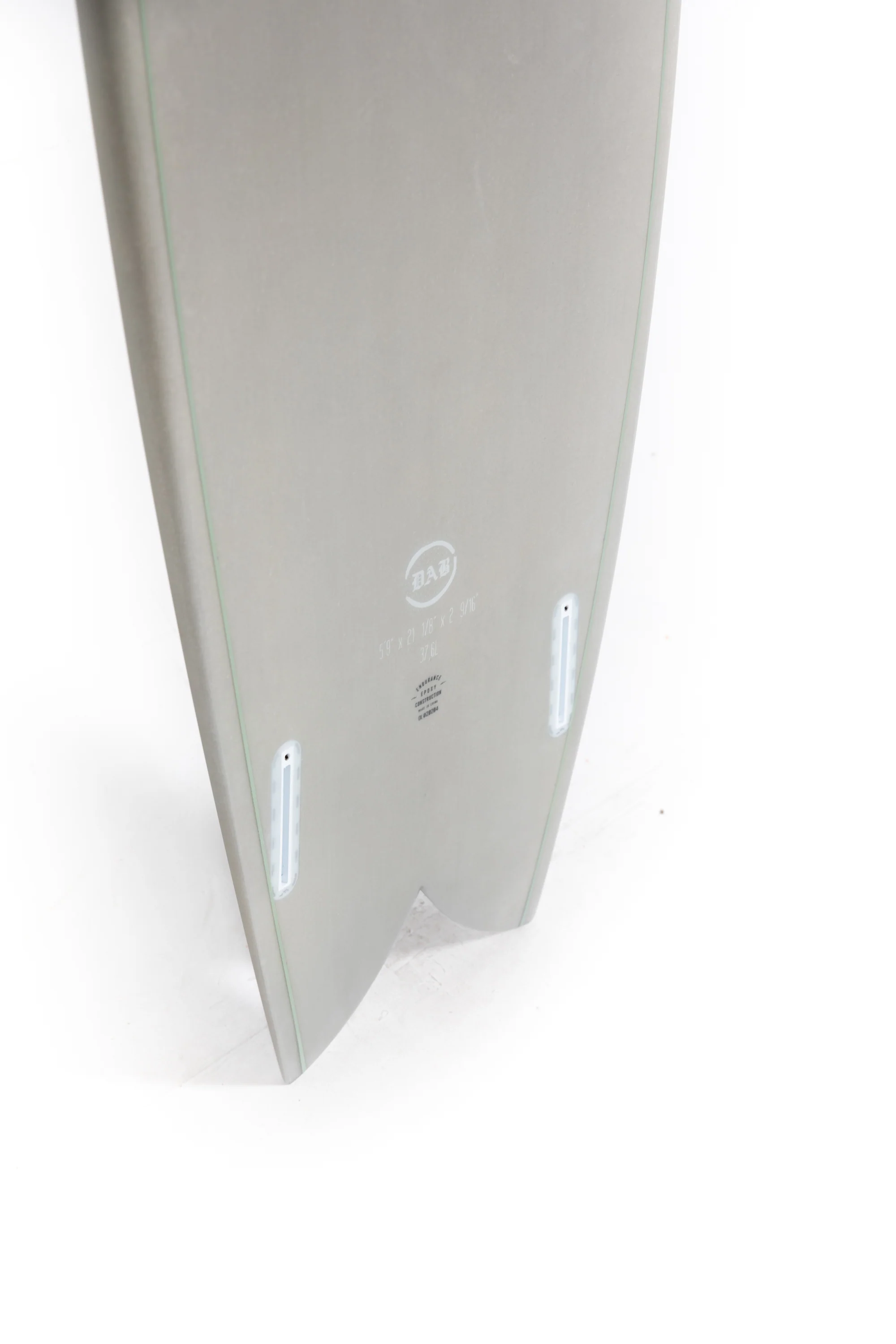 Indio Surfboard - DAB Gray - 5'9" x 21 1/8 x 2 9/16 x 37.60L - Image 10