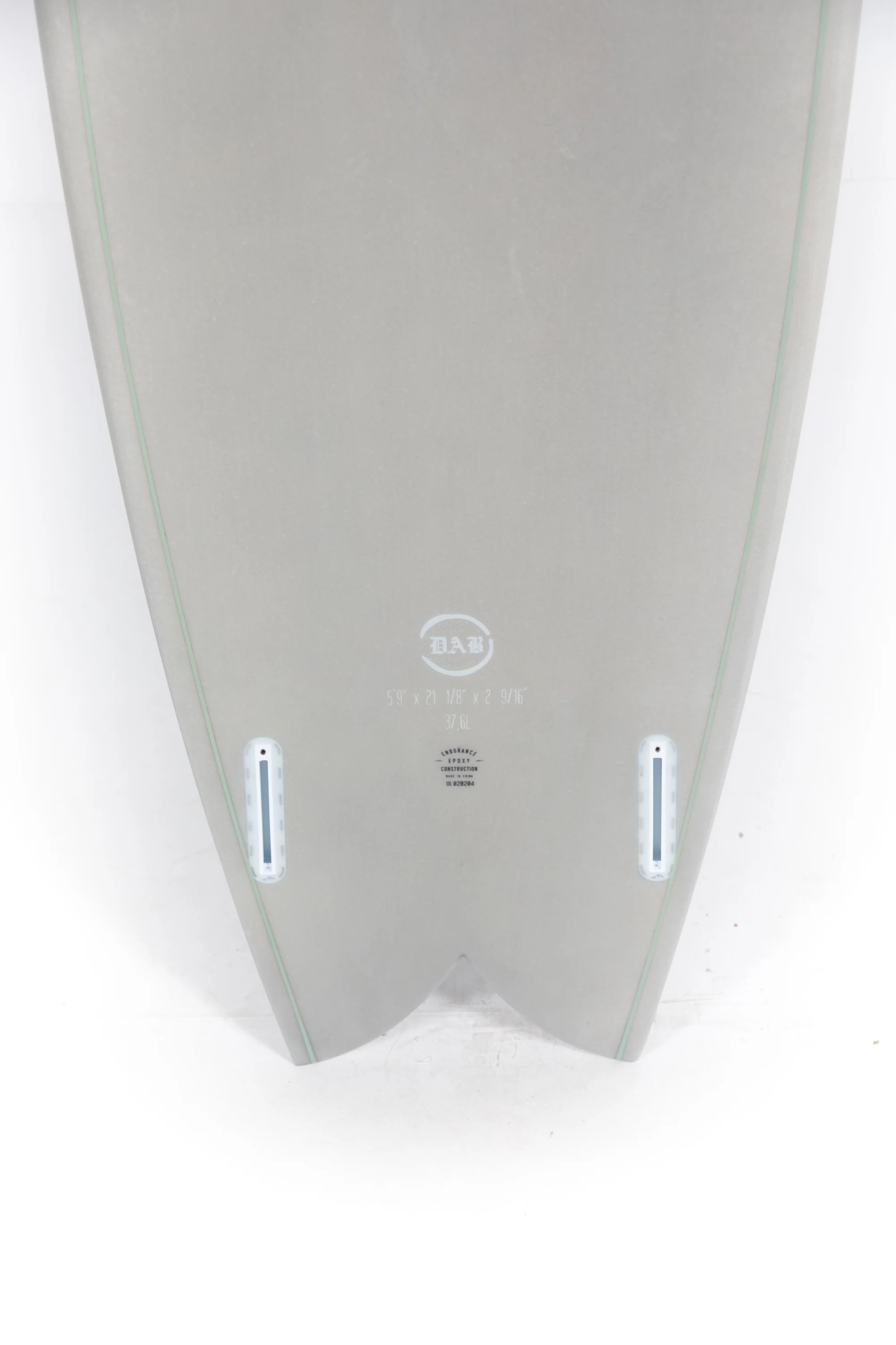 Indio Surfboard - DAB Gray - 5'9" x 21 1/8 x 2 9/16 x 37.60L - Image 8