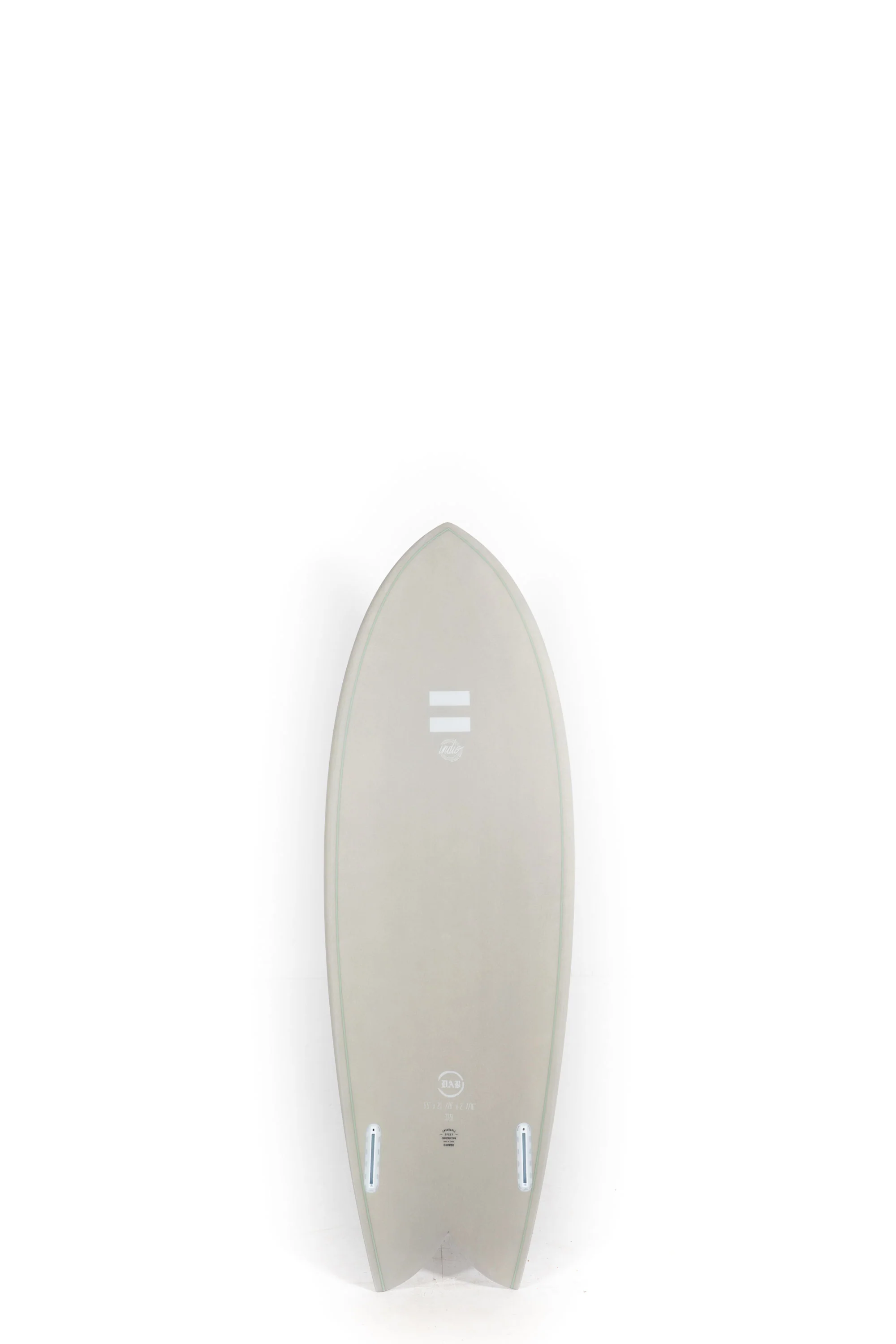 Indio Surfboard - DAB Gray - 5’5" x 20 7/8 x 2 7/16 x 33.50L - Image 2