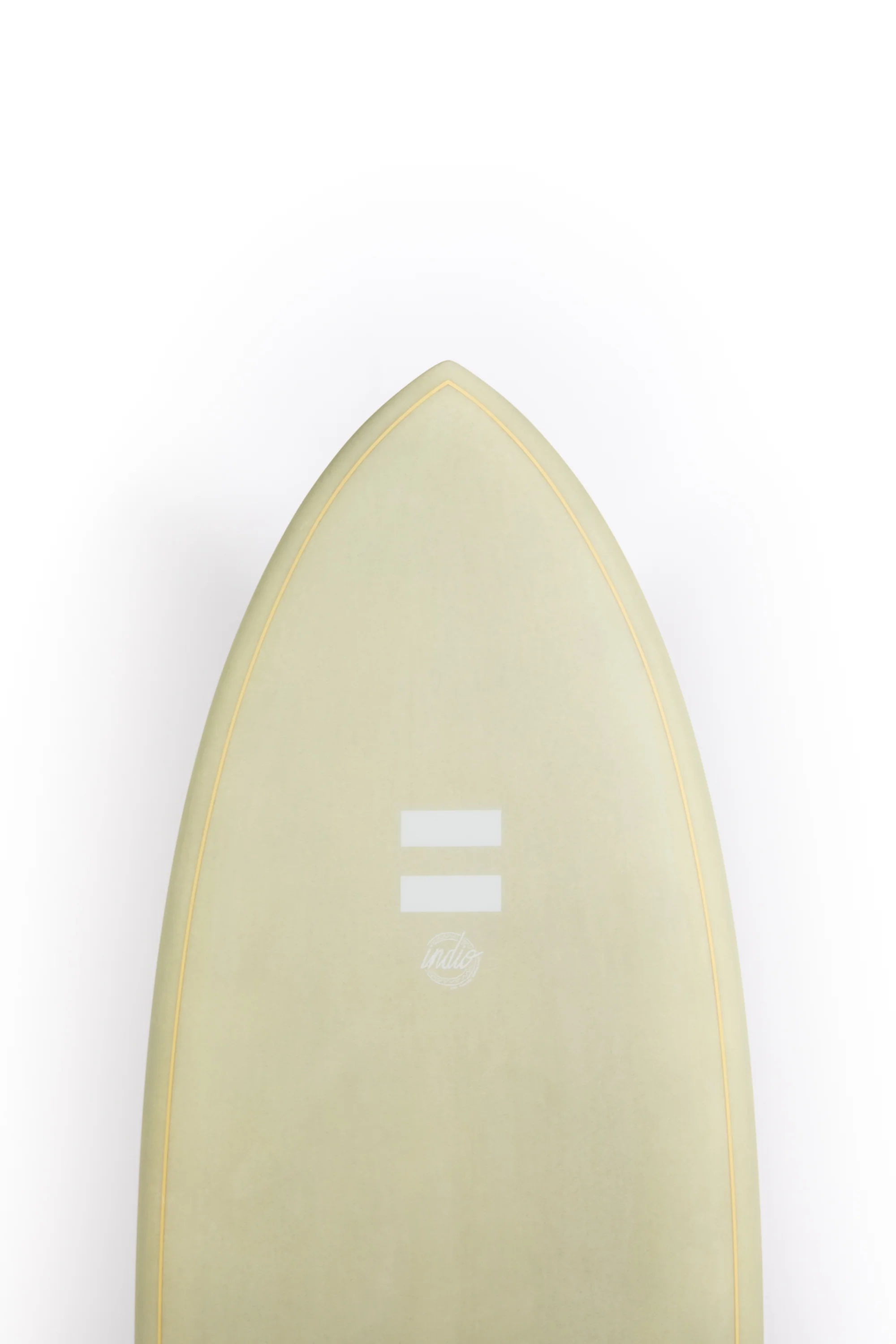Indio Surfboard - DAB Green Cement - 5’7" x 21 x 2 1/2 x 35.80L - Image 3