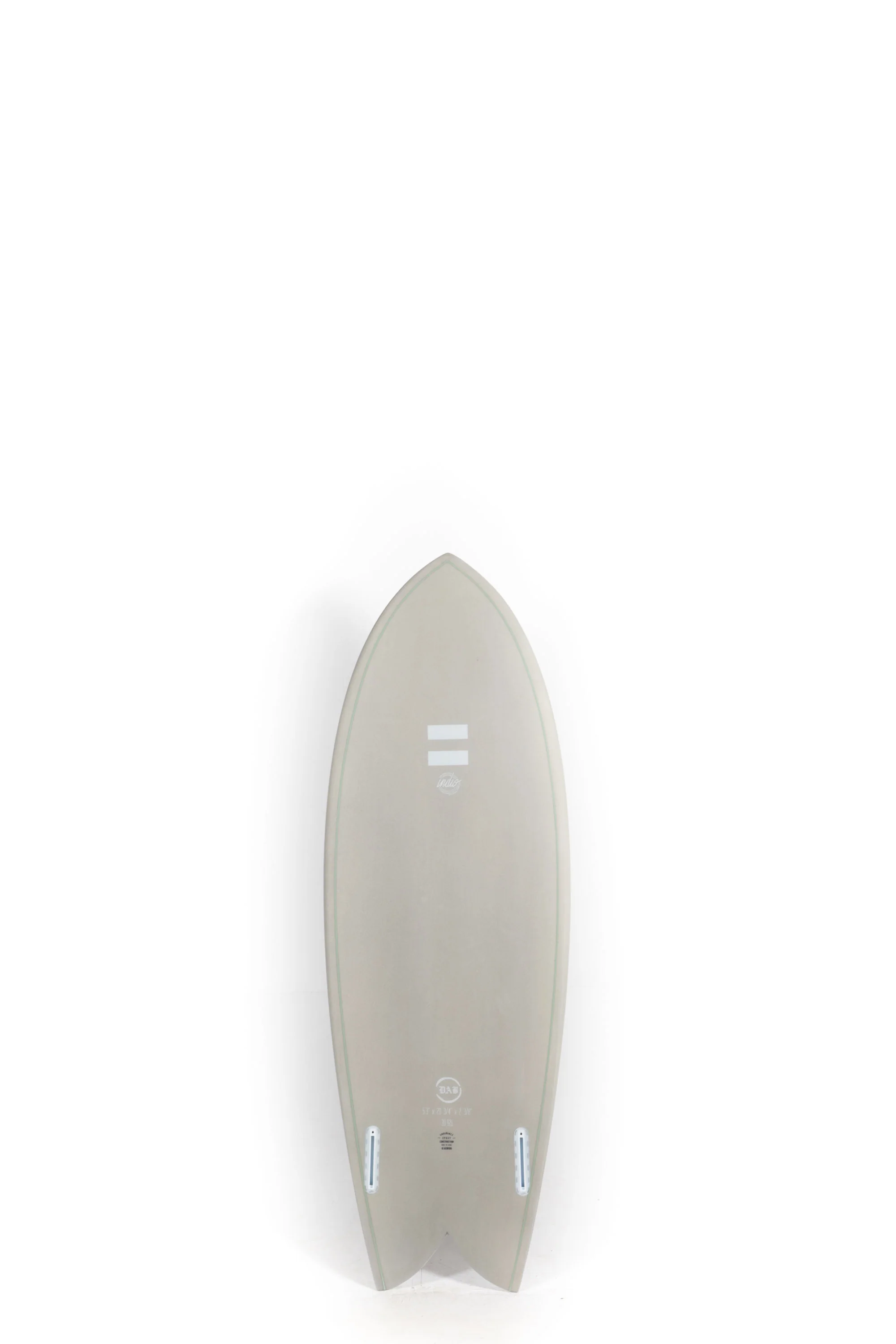 Indio Surfboard - DAB Gray - 5’3" x 20 3/4 x 2 3/8 x 30.92L - Image 2