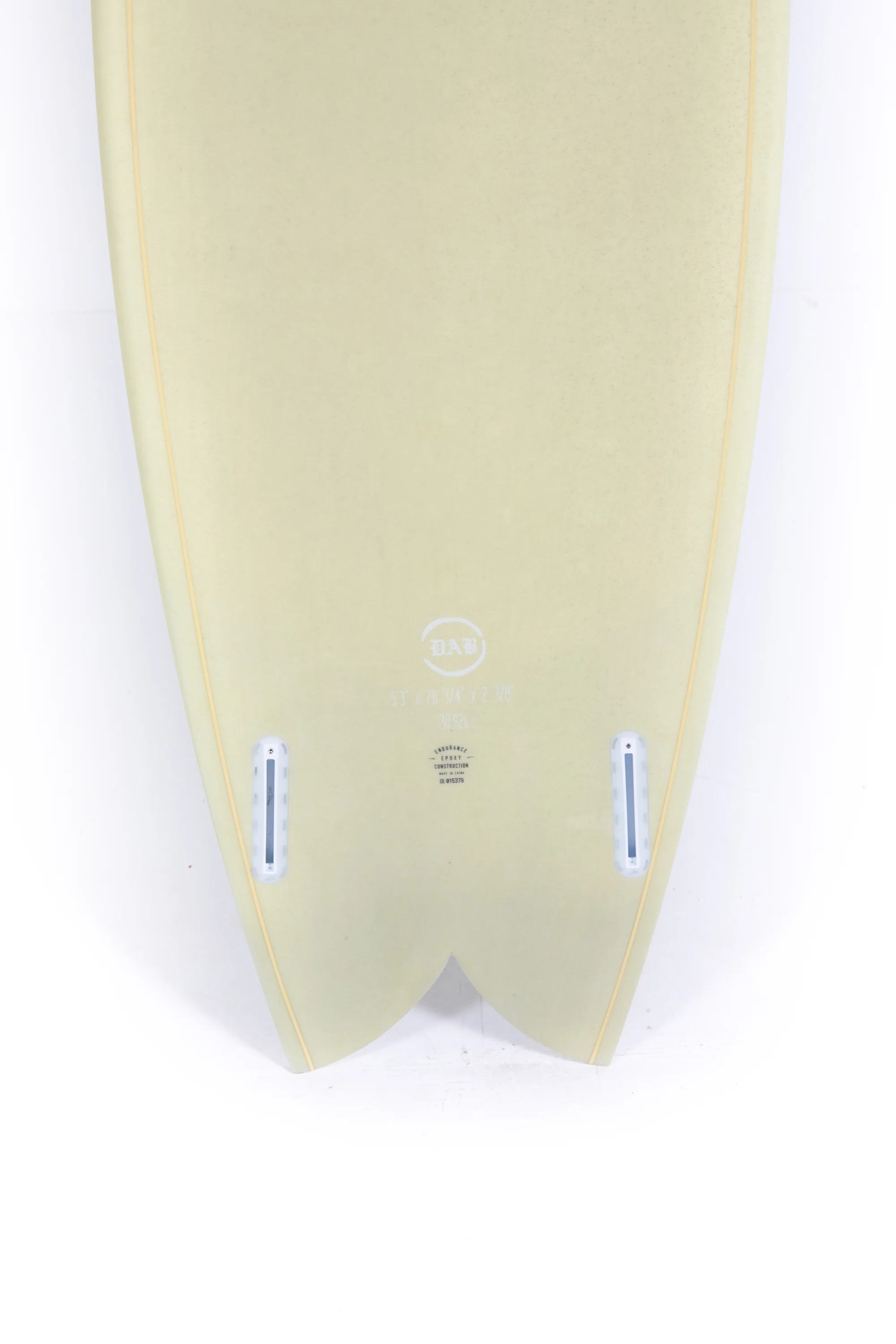 Indio Surfboard - DAB Green Cement - 5’3" x 20 3/4 x 2 3/8 x 30.92L - Image 8