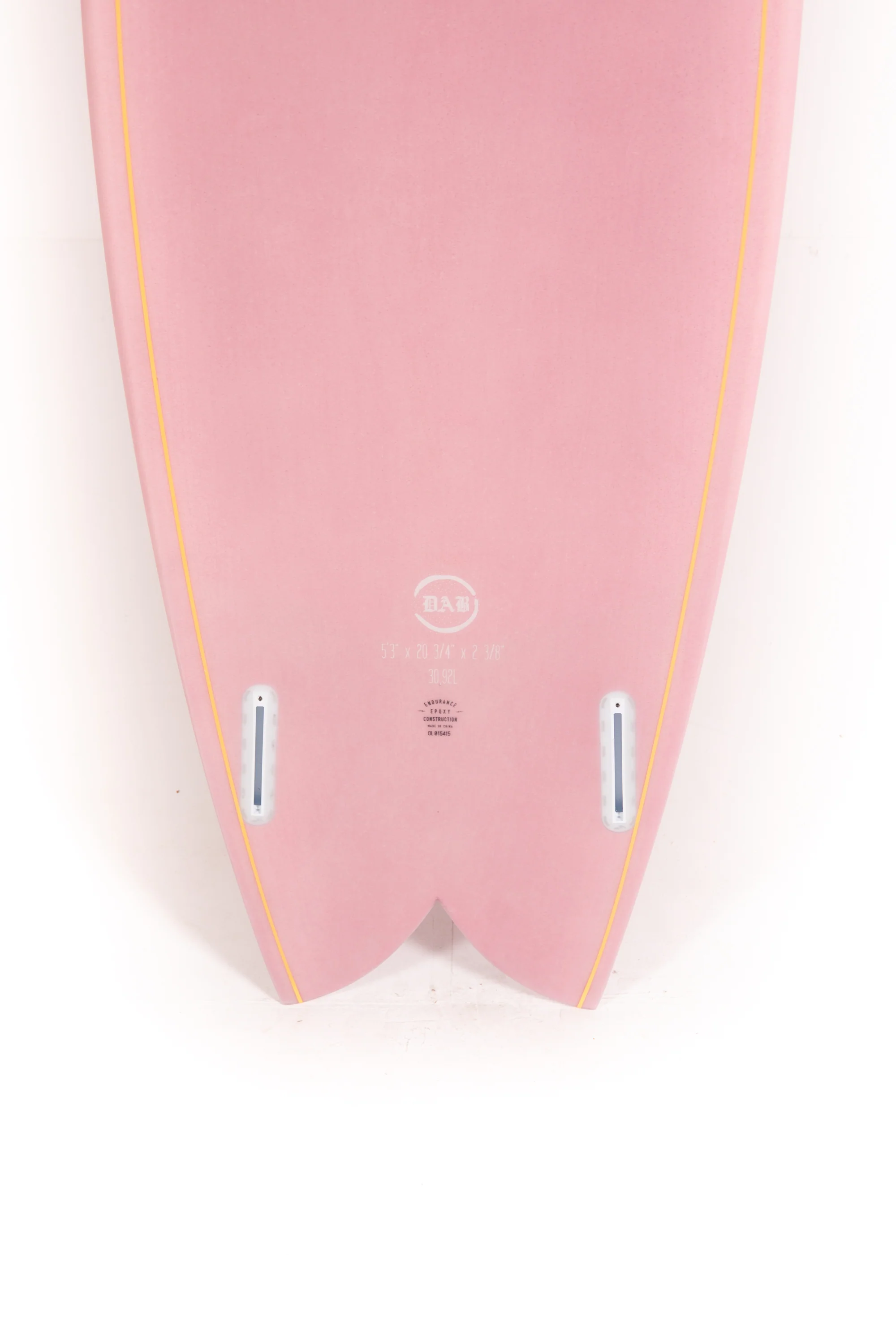 Indio Surfboard - DAB Pink - 5'3" x 20 3/4 x 2 3/8 x 30.92L - Image 8