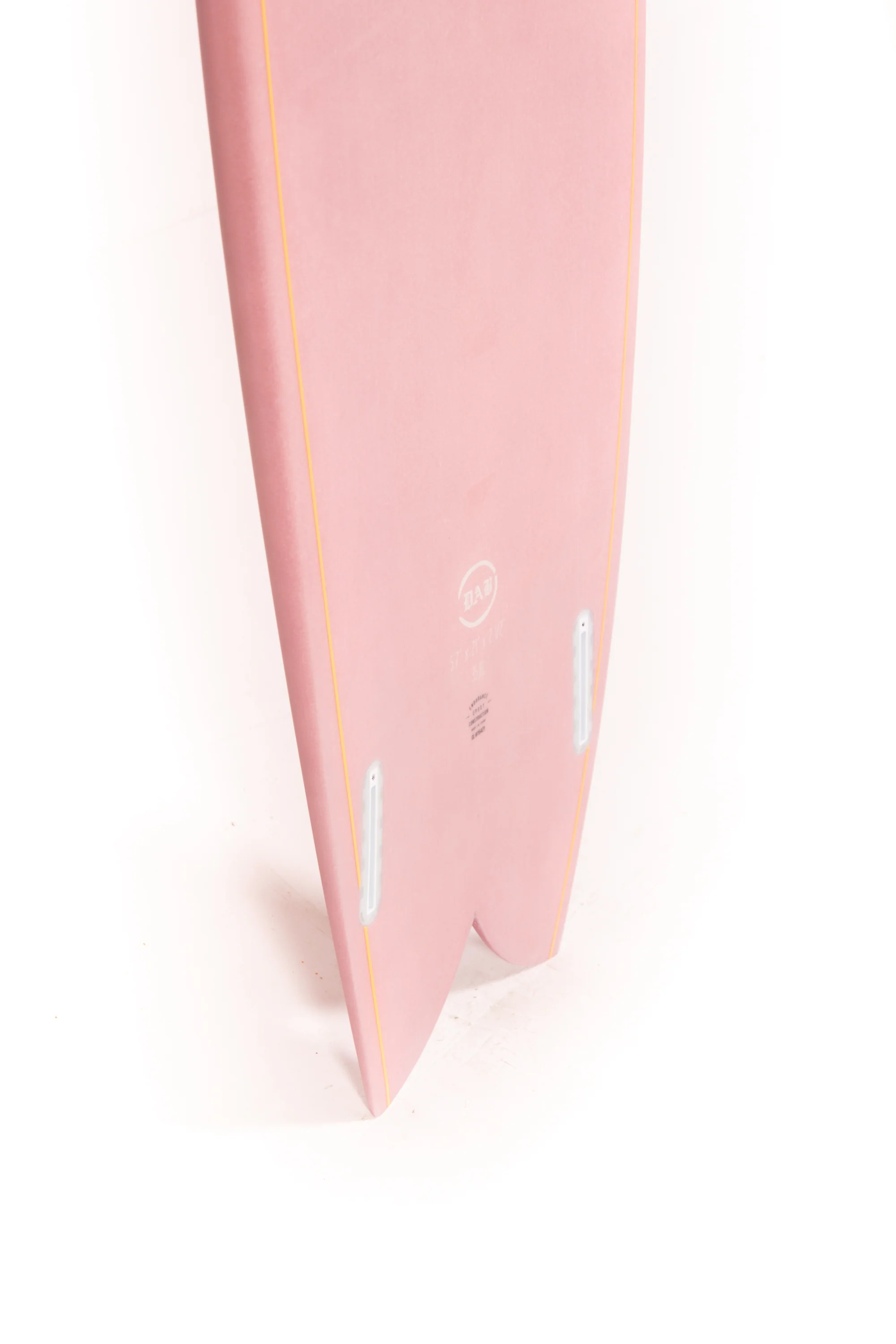 Indio Surfboard - DAB Pink - 5’7" x 21 x 2 1/2 x 35.80L - Image 10