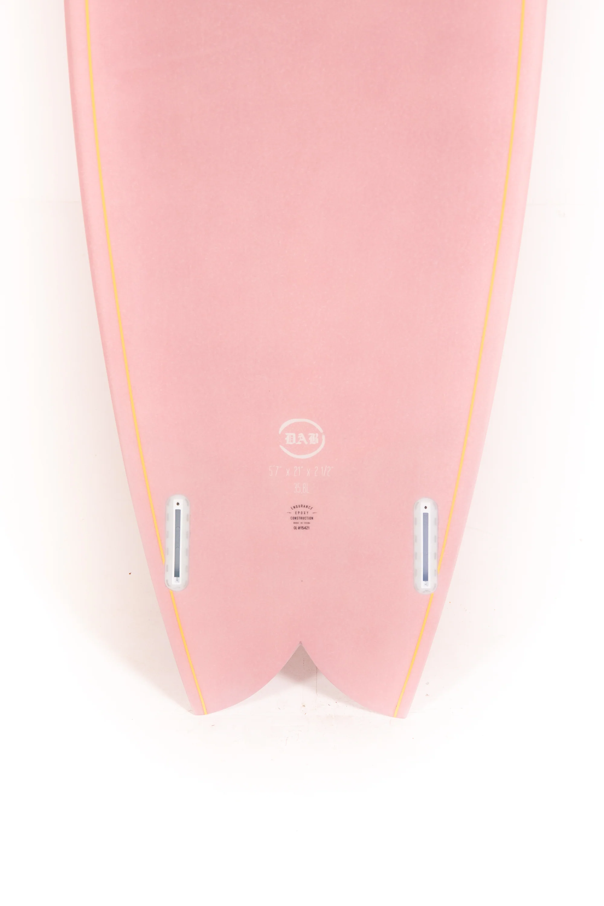 Indio Surfboard - DAB Pink - 5’7" x 21 x 2 1/2 x 35.80L - Image 8